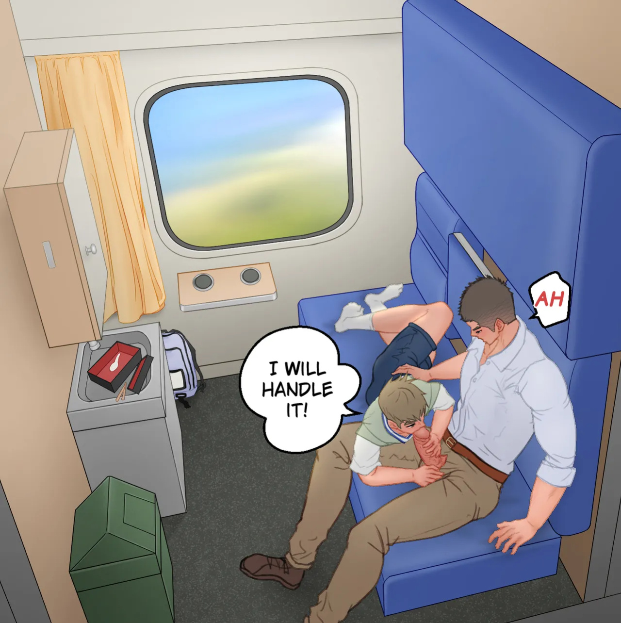[Uoojun][Yaoi Short Comics][Sleeper train]