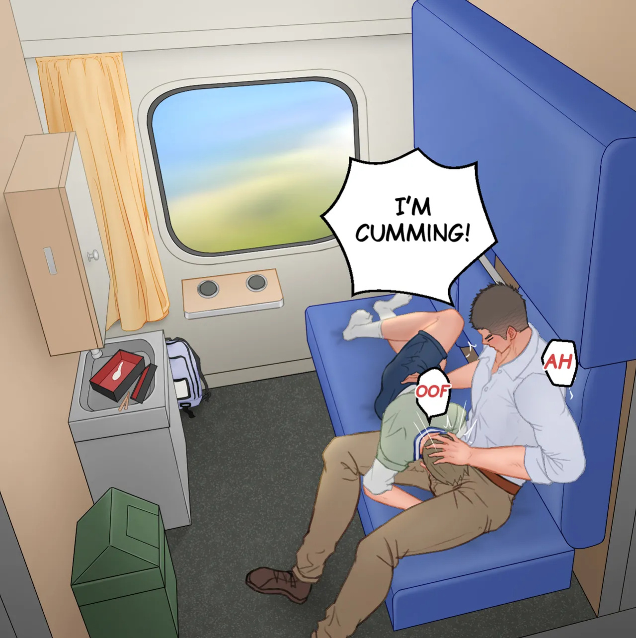 [Uoojun][Yaoi Short Comics][Sleeper train]
