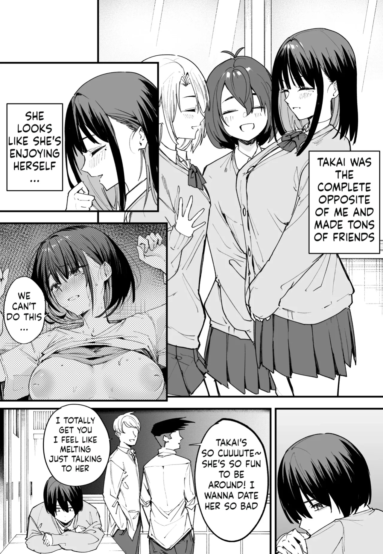 [Fuguta-ke] Kyonyuu no Tomodachi to Tsukiau made no Hanashi Zenpen [ushirotranslations]