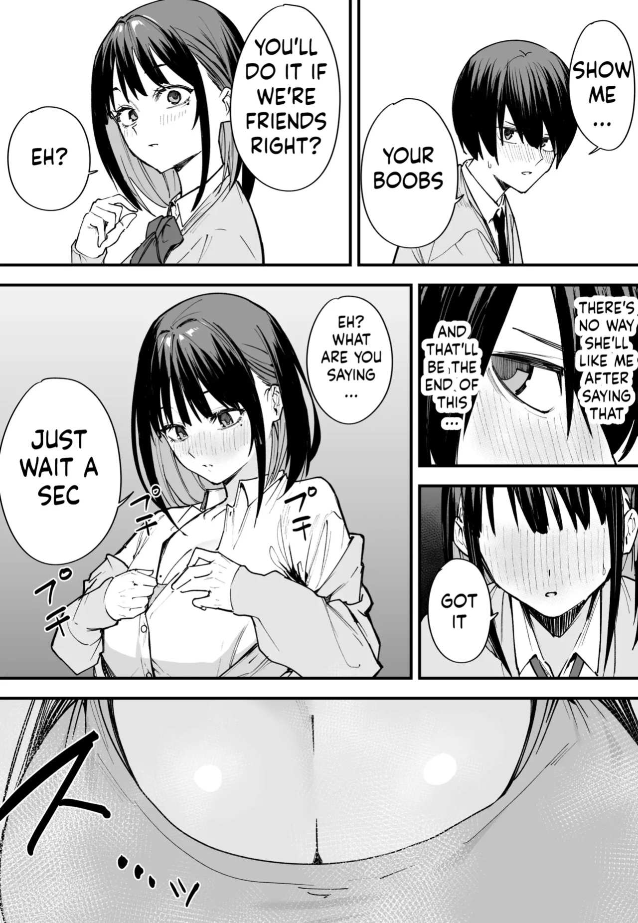 [Fuguta-ke] Kyonyuu no Tomodachi to Tsukiau made no Hanashi Zenpen [ushirotranslations]
