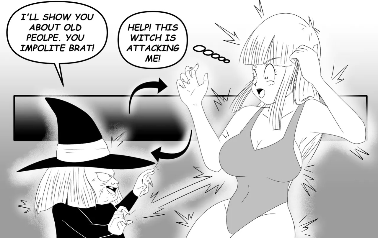 (Mashomash) MARON BODY SWAP URANAI BABA (Dragon Ball Z)