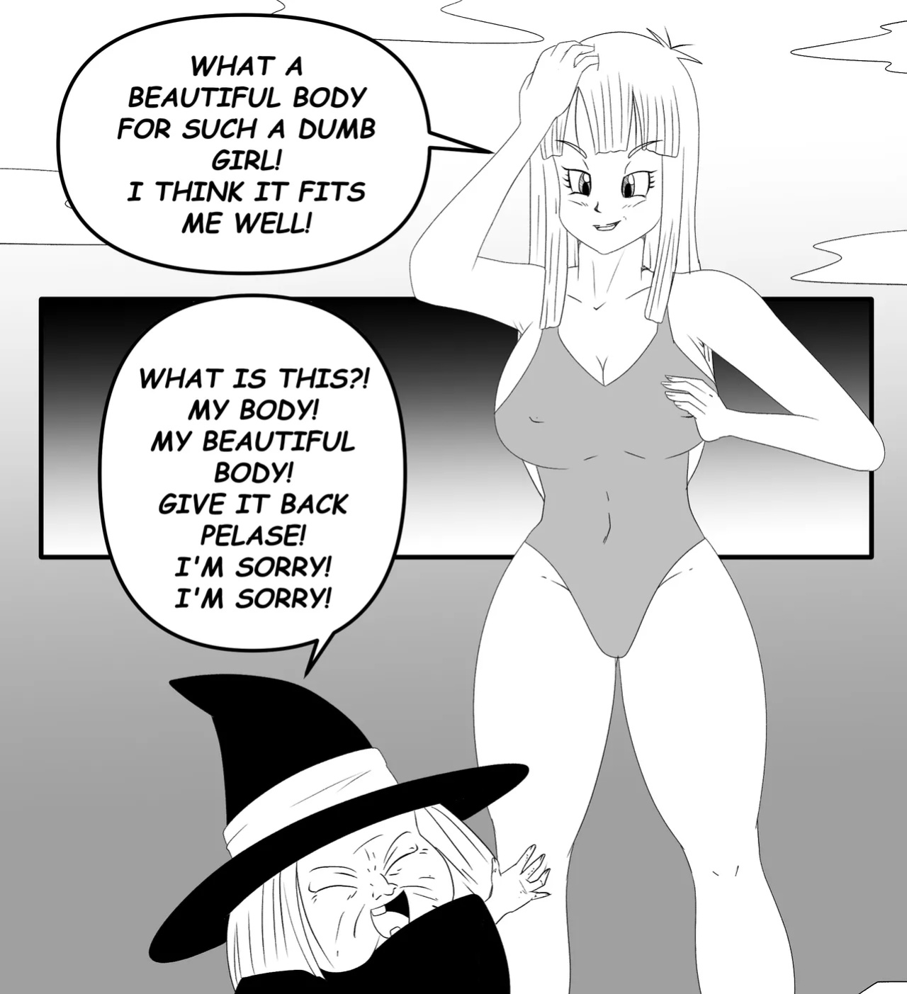 (Mashomash) MARON BODY SWAP URANAI BABA (Dragon Ball Z)