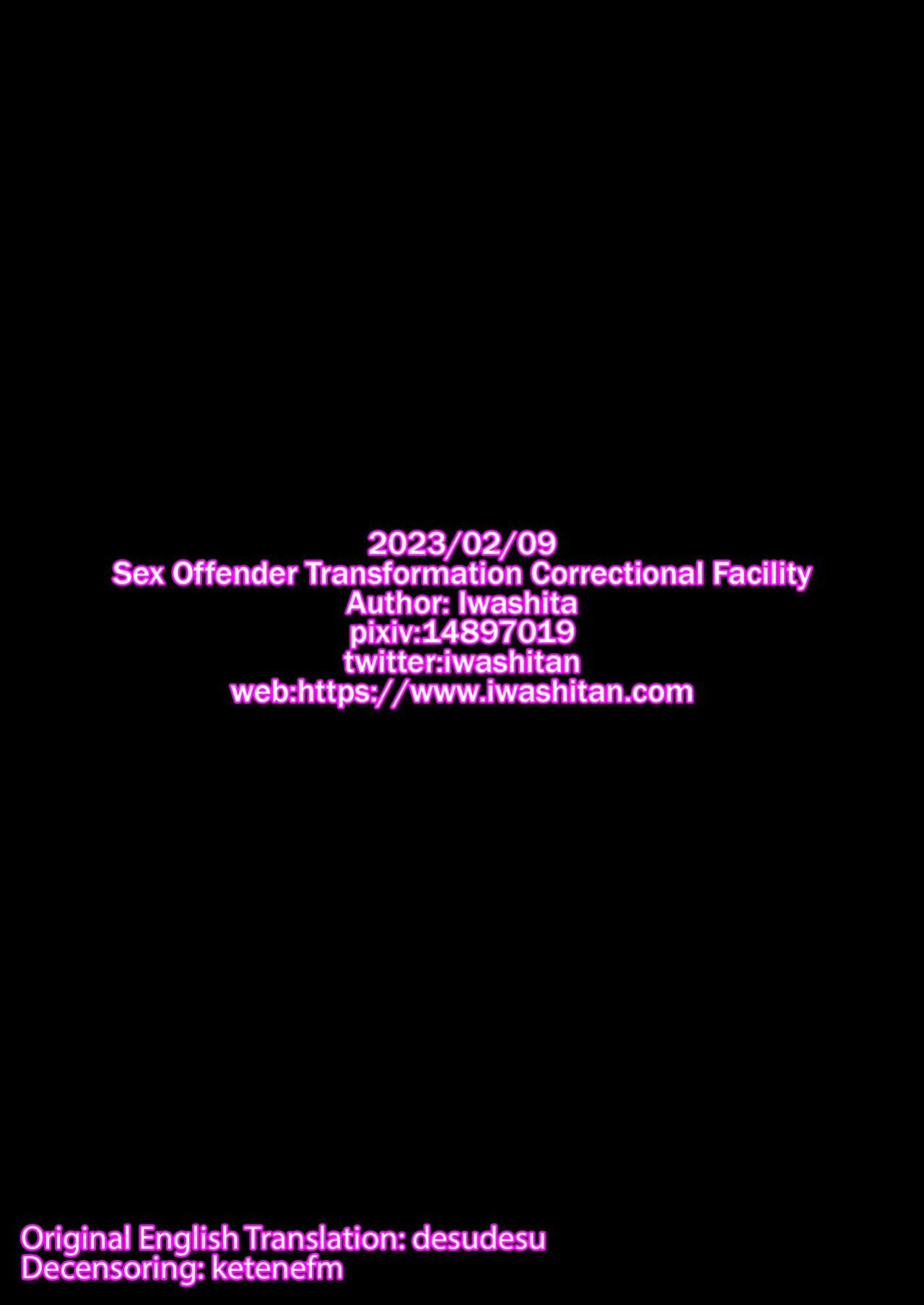 [Iwashita Shoten (Iwashita)] Seihanzaisha TS Kousei Shisetsu | Sex Offender Transformation Correctional Facility