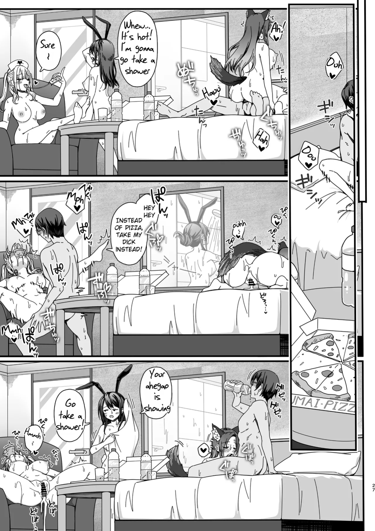 [B-Ginga] Halloween de Ukareta Gal-tachi ni Saimin Seisai o!! | Hypnotism punishment for the girls having fun on Halloween!! [Rei Scans]