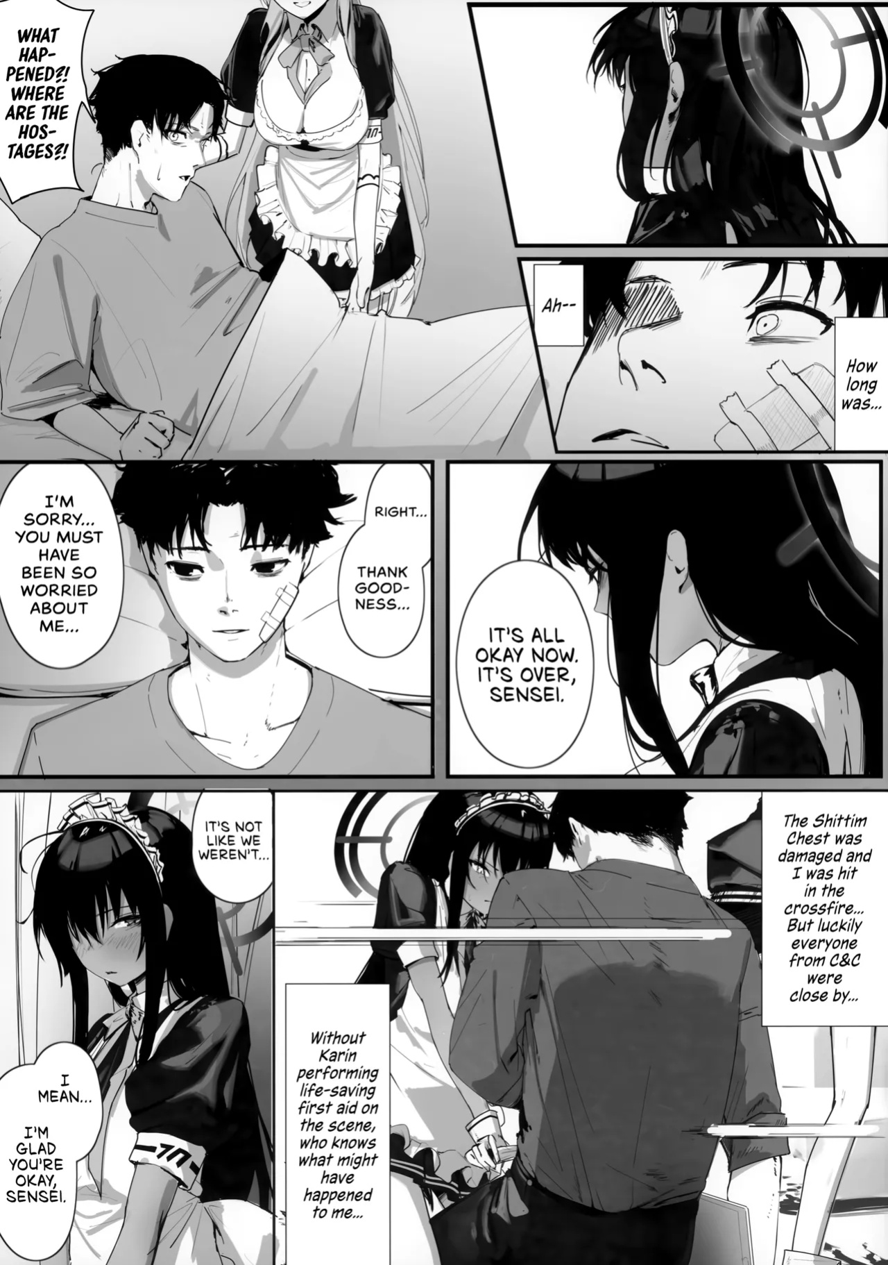 (C103) [Shikisoku Zeku (Shiki)] "Oyome-san" nii Shite Kure! | Make Me Your Bride, Too! Please! (Blue Archive) [head empty]
