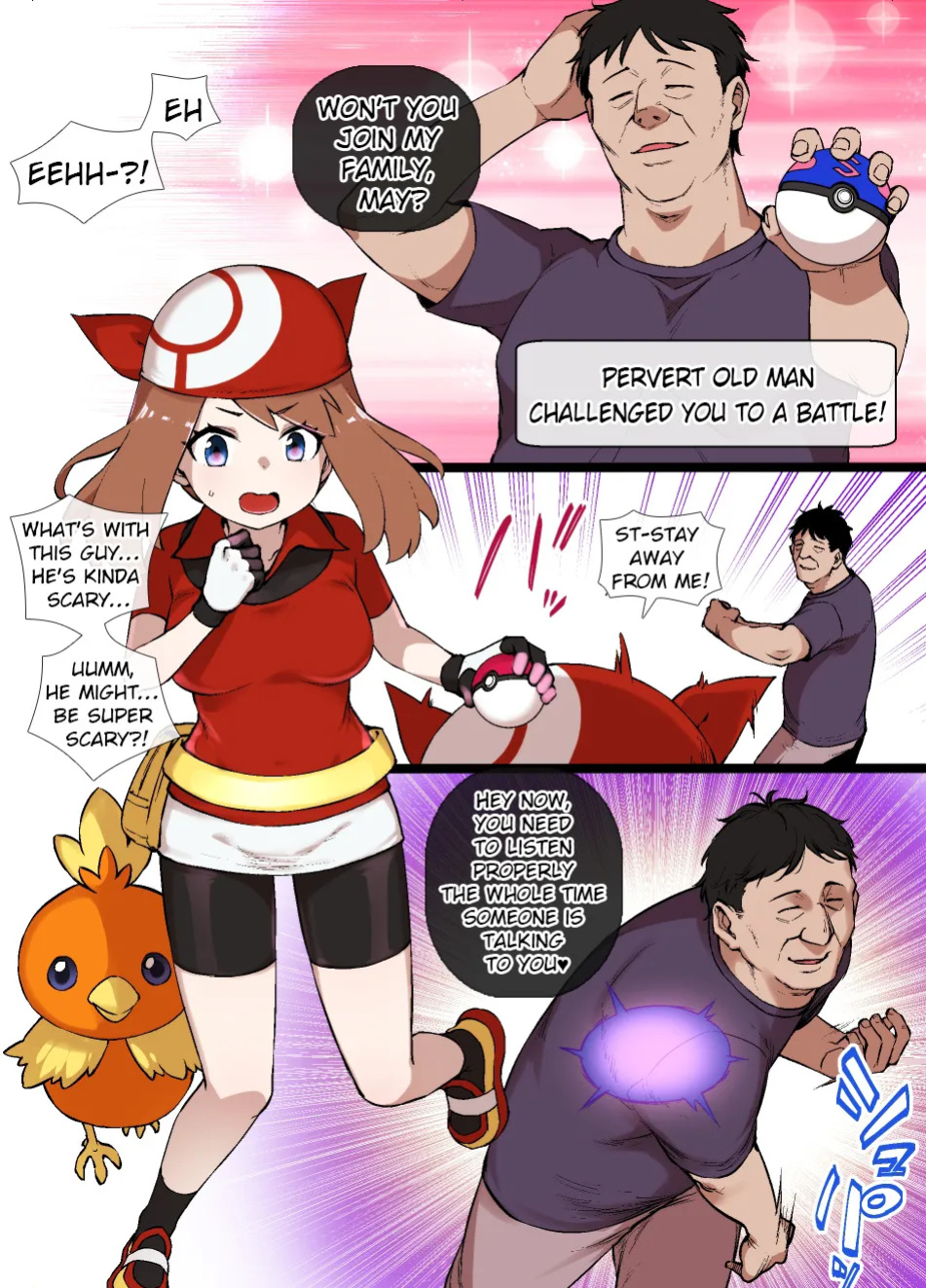 [Kusayarou] Slave Ball Mind Control: May and Torchic | Slave Ball MC Haruka & Achamo (Pokémon)