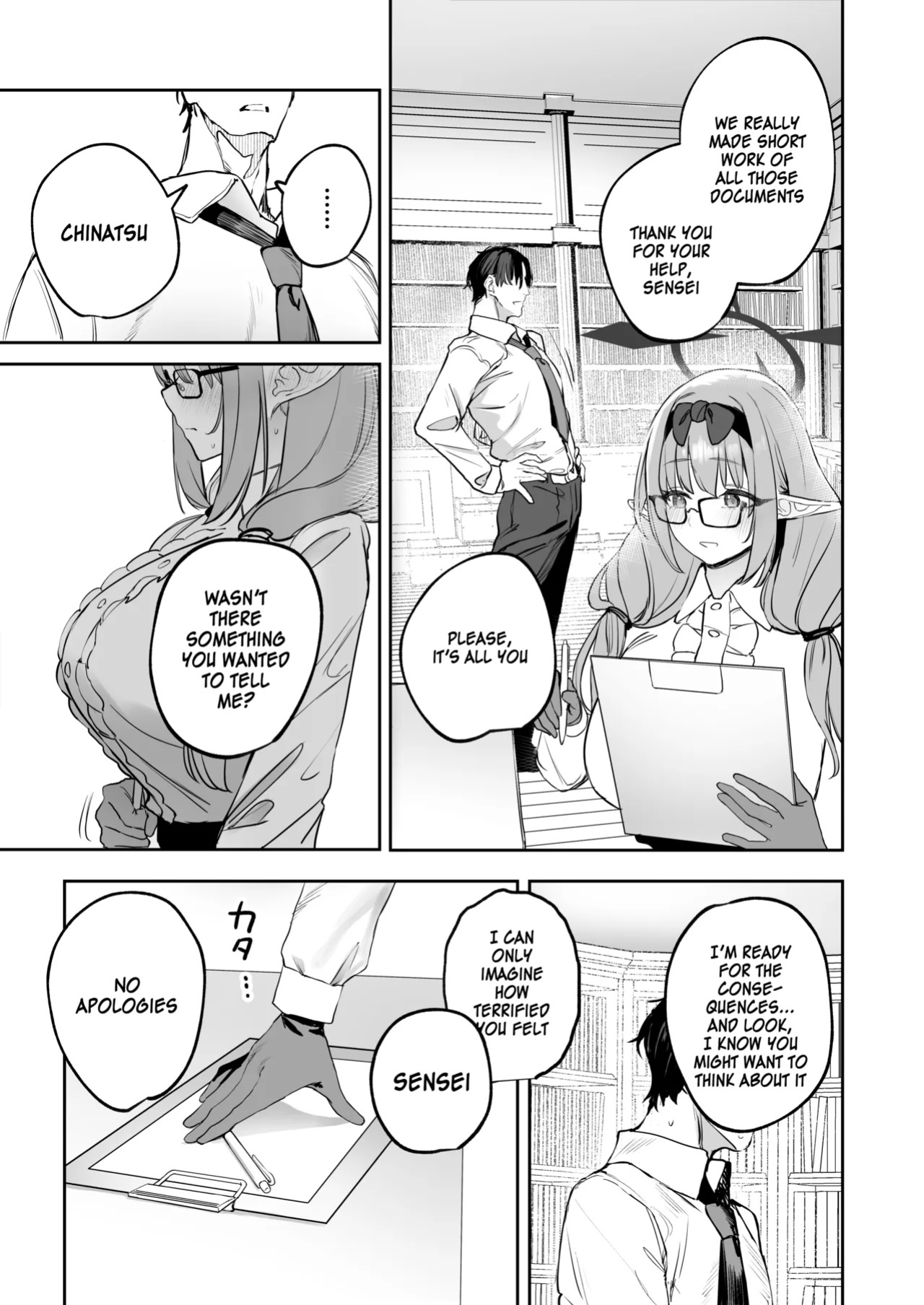 [Kawaraya-Koubou (Kawaraya)] Ore no Seito wa Succubus Kamo Shirenai | My Student Might Be a Succubus (Blue Archive) [SDF]