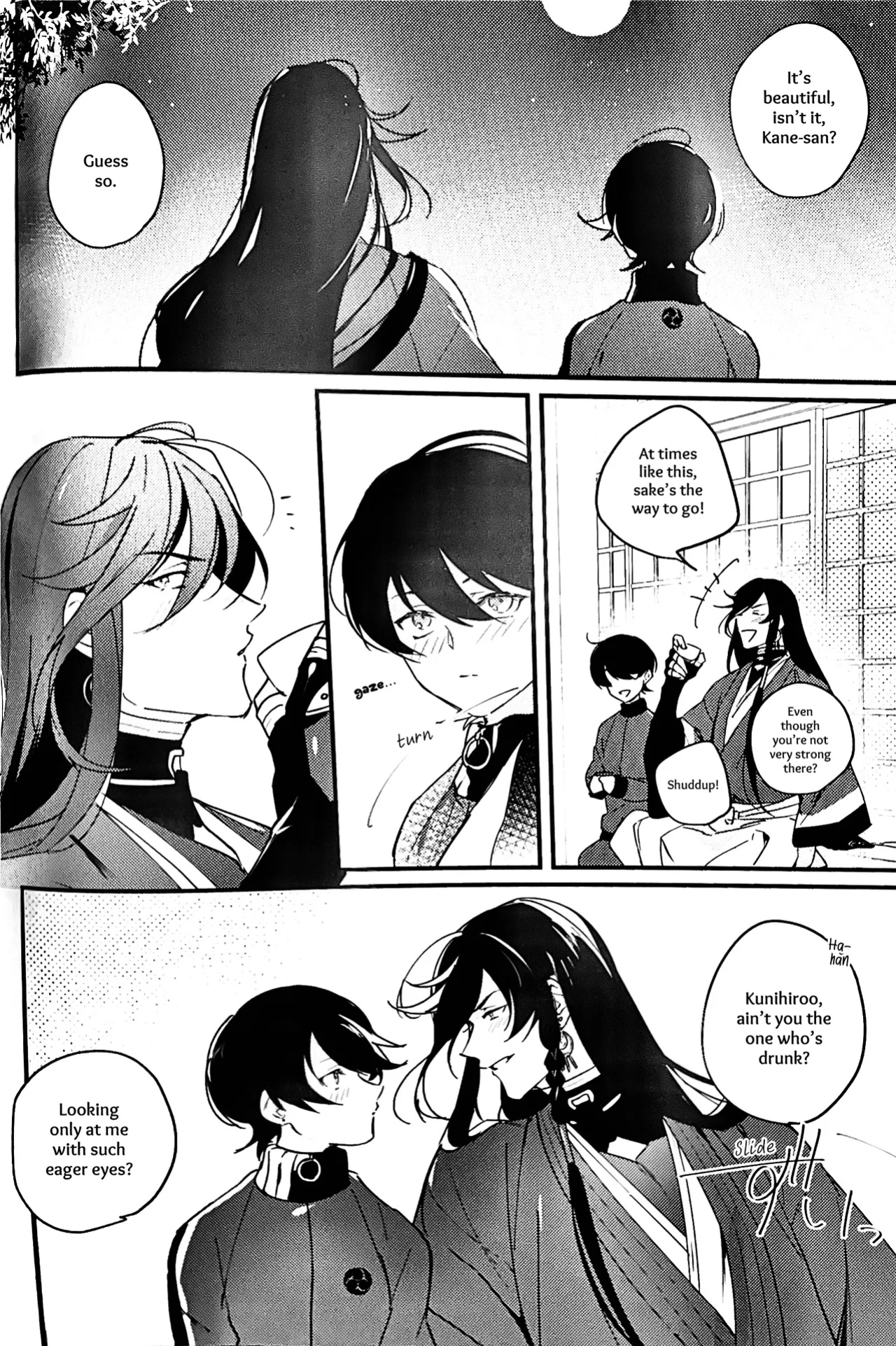 [Jibika (Hanaji)] Kimi no Te | Your Hand (Touken Ranbu) [mayabird]