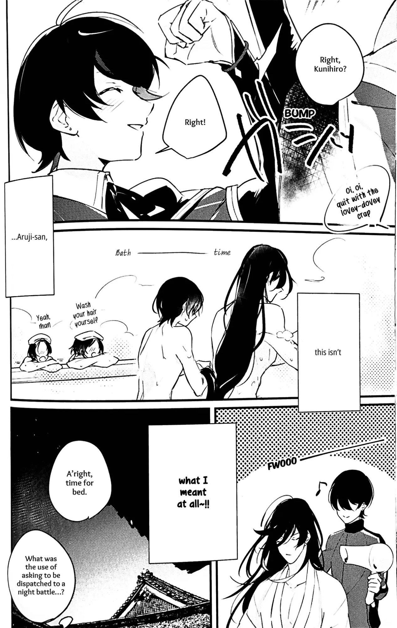 [Jibika (Hanaji)] Kimi no Te | Your Hand (Touken Ranbu) [mayabird]