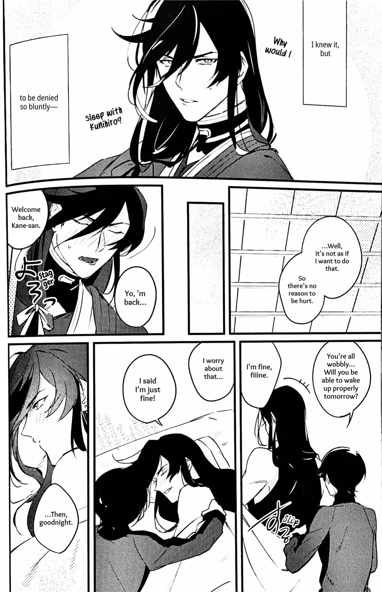 [Jibika (Hanaji)] Kimi no Te | Your Hand (Touken Ranbu) [mayabird]
