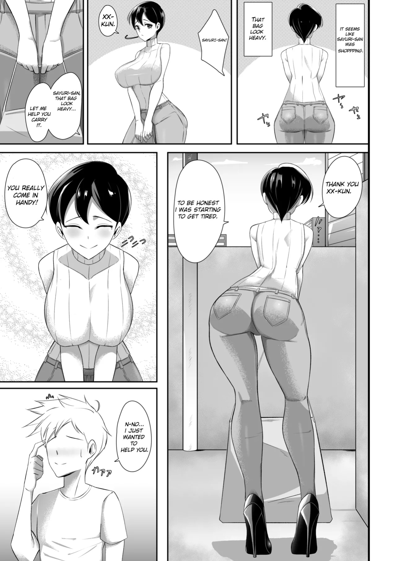 [Sorabluesky] Bukiyou de Eroi Rinjin Sayuri-san | My Clumsy and Erotic Neighbor Sayuri-san