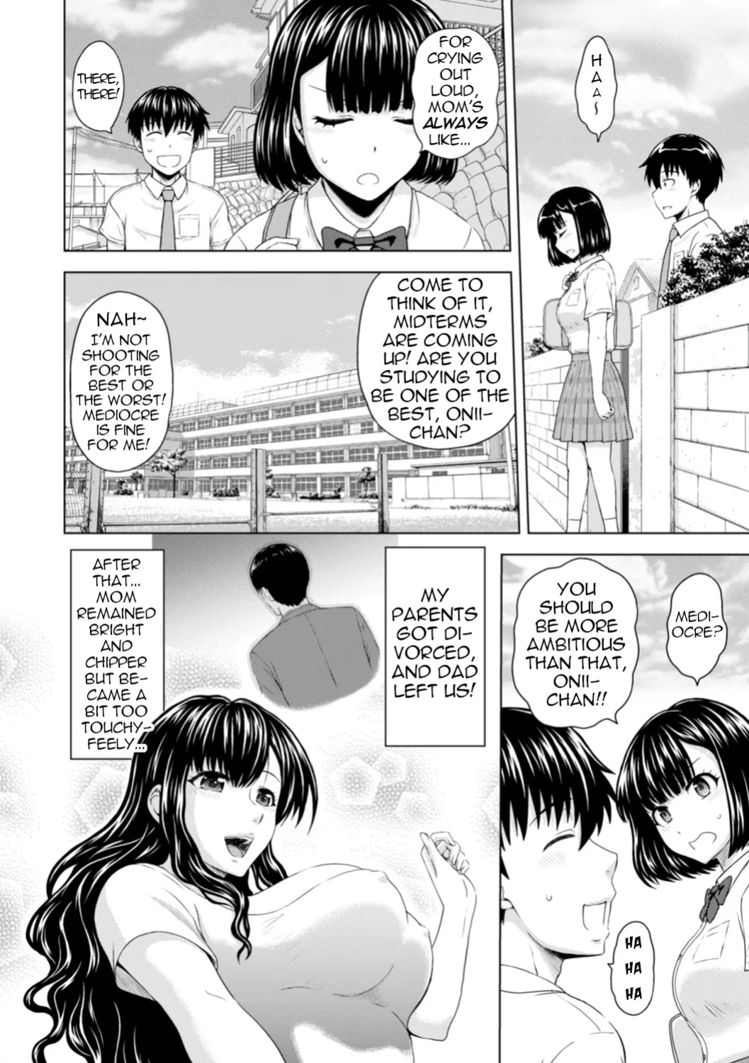 [Mahiruno Kagerou] Honjitsu mo Haha to Imouto no Choukyou Hiyori | Another Good Day to Train my Mother and Little Sister Ch. 1 [menospeaknihongo]