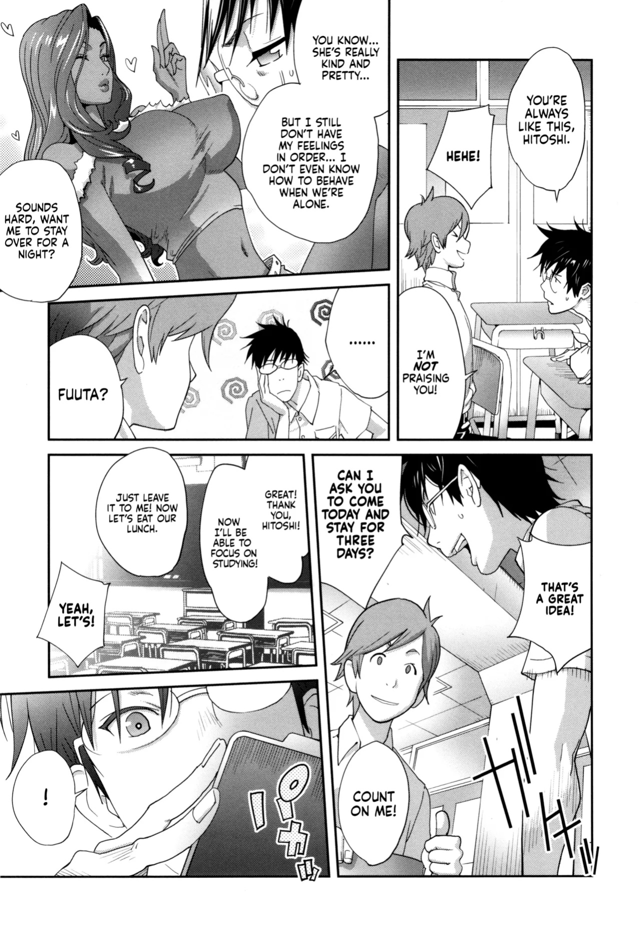 [Kotoyoshi Yumisuke] Gibo Bitch EMG!! | Stepmom Bitch EMG!! [Chapter 1-3] [Kinsei Translations]
