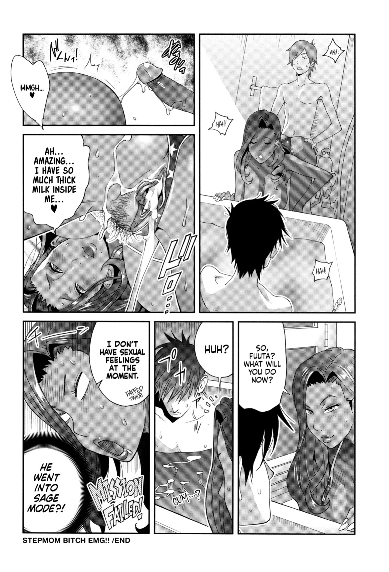 [Kotoyoshi Yumisuke] Gibo Bitch EMG!! | Stepmom Bitch EMG!! [Chapter 1-3] [Kinsei Translations]