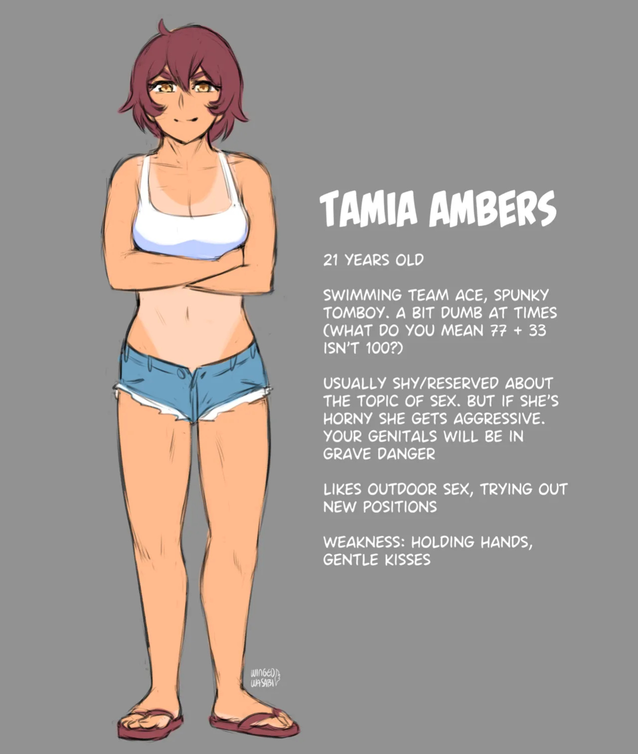 [WingedWasabi/various] Ambers family - Melph, Gyana, Tamia & Gina (OC)