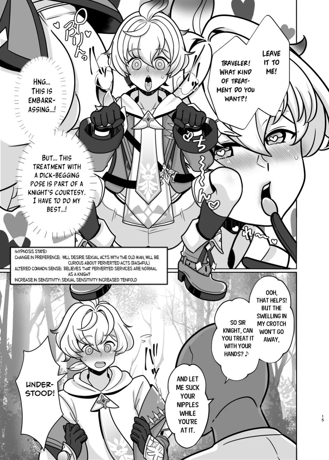 [Usohappyaku (Otori Deko)] Honto ni Atta!? Saimin Seiibutsu 3 | It Really Exists!? Hypnosis Artifact 3 (Genshin Impact dj) {Choco Nanana}