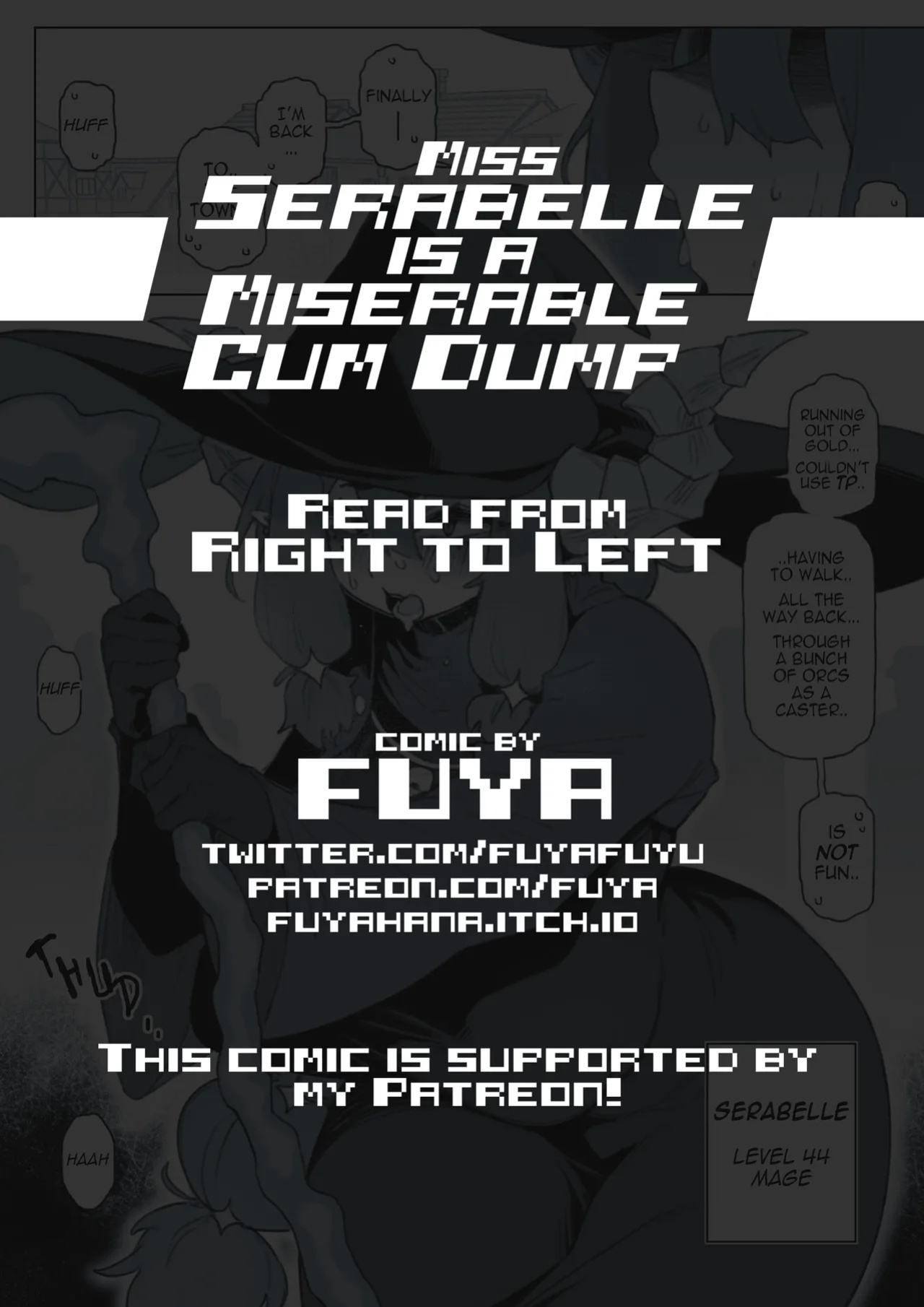 [FUYA] Miss Serabelle is a Miserable Cum Dump R18 Comic [ENGLISH]