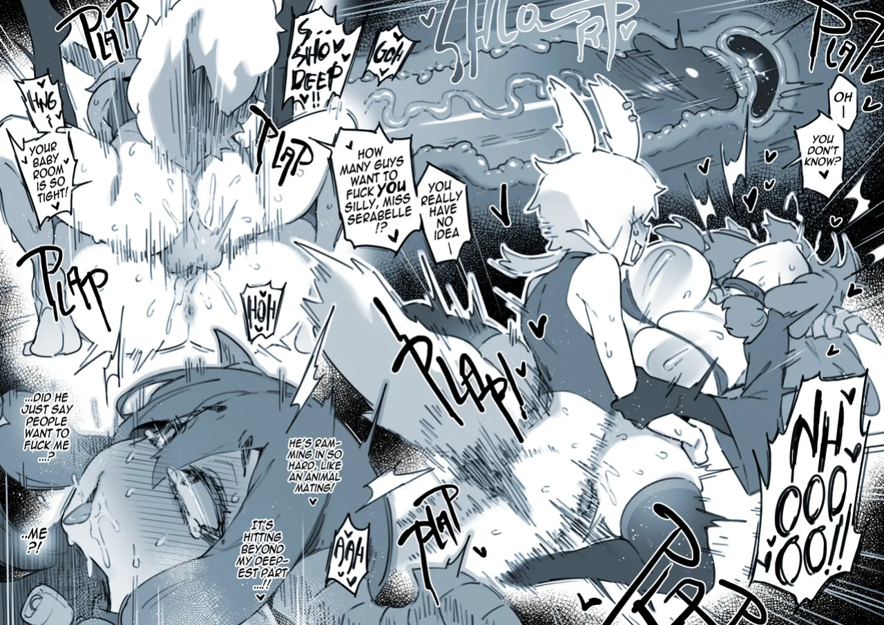[FUYA] Miss Serabelle is a Miserable Cum Dump R18 Comic [ENGLISH]