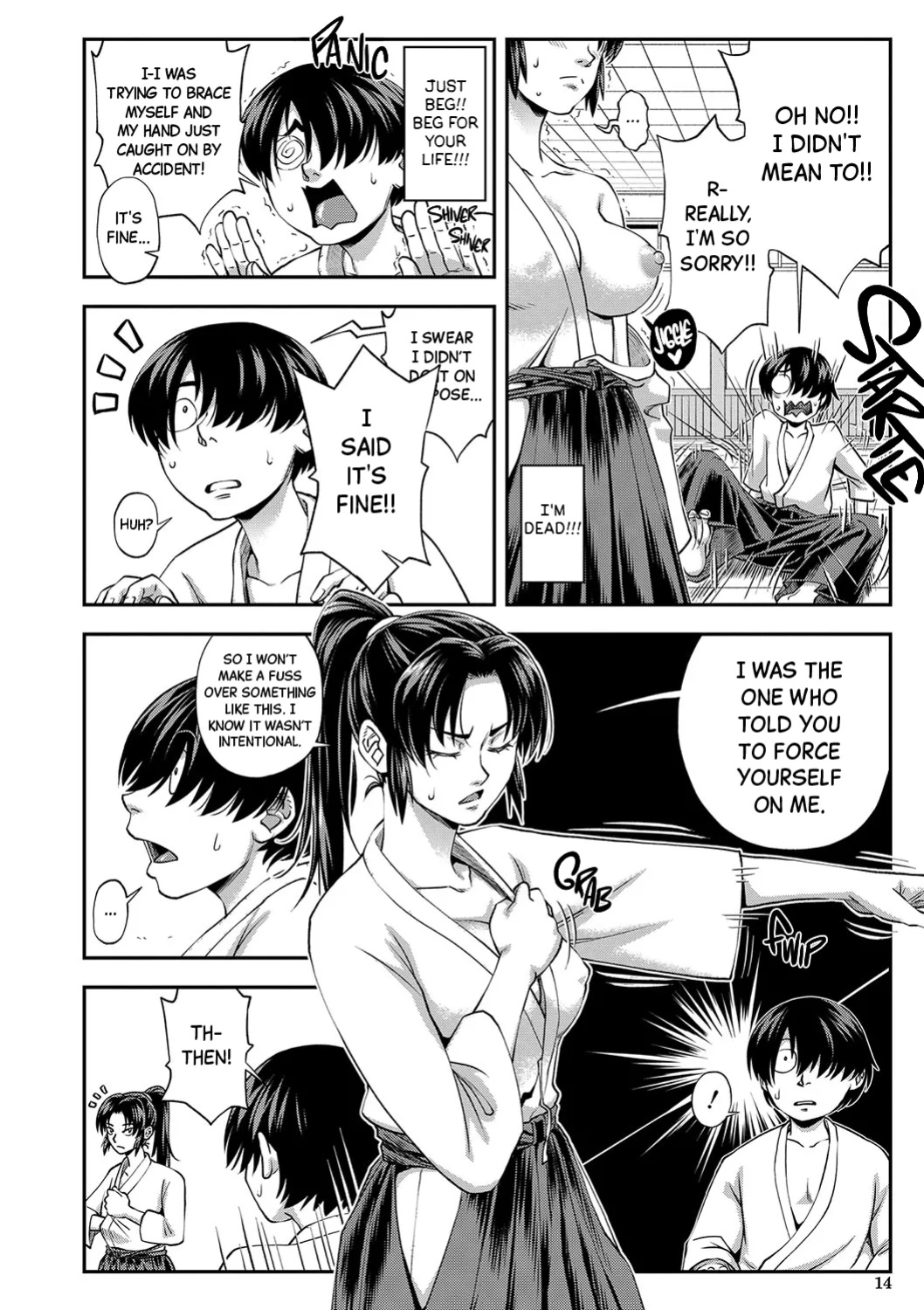 [Ikumo Taisuke] Yareba Yaru Hodo Suki ni Naru | The More We Fuck The More I Fall for You Ch.1 [Black Grimoires]