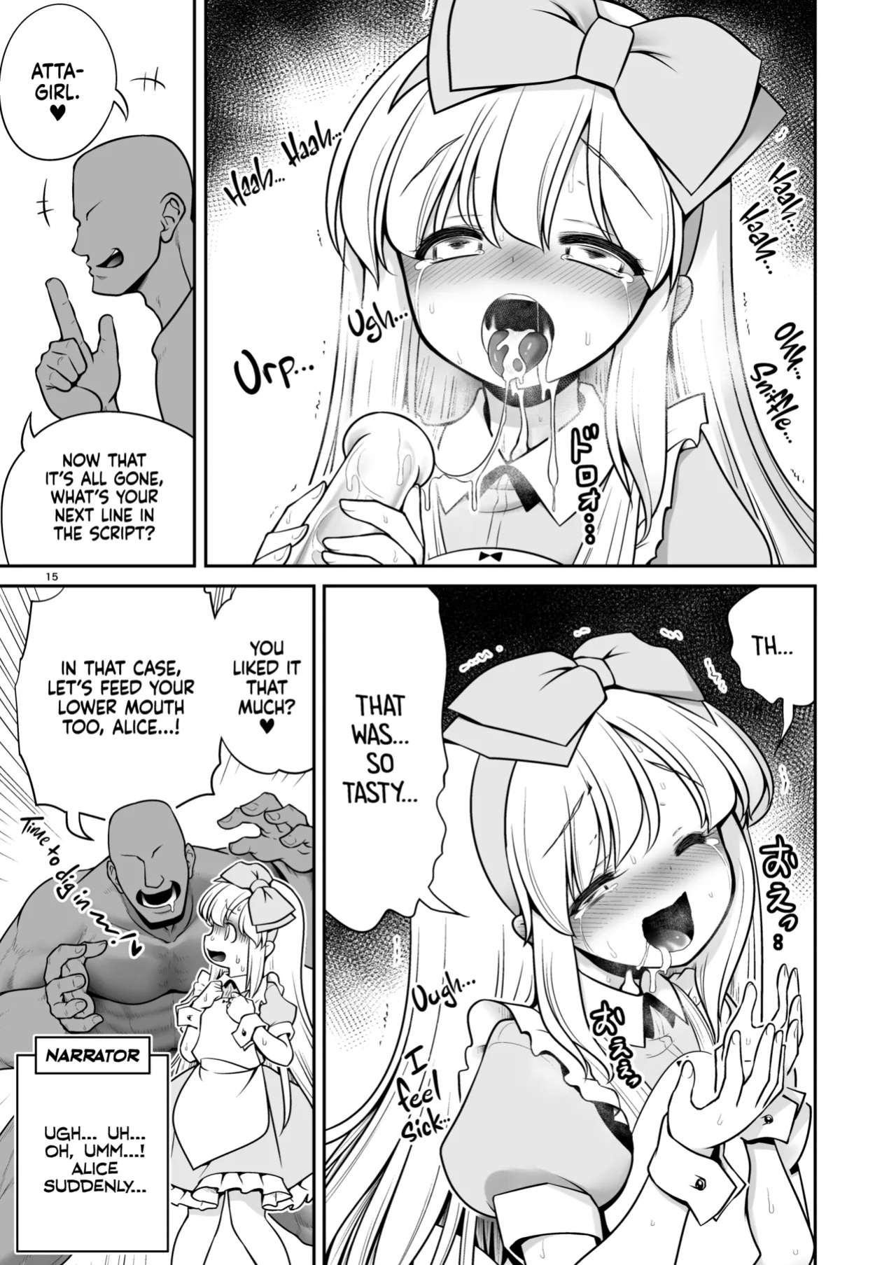 [Yosutebito na Mangakaki (Tomoki Tomonori)] Monogatari Dori ni shika Ugokenai Alice-tachi wa Ikurademo Ecchi na koto Yaritai Houdai | Having My Way With Alice and Friends Because They Can Only Move According To The Picture Book Storyline! (Alice in Wonder