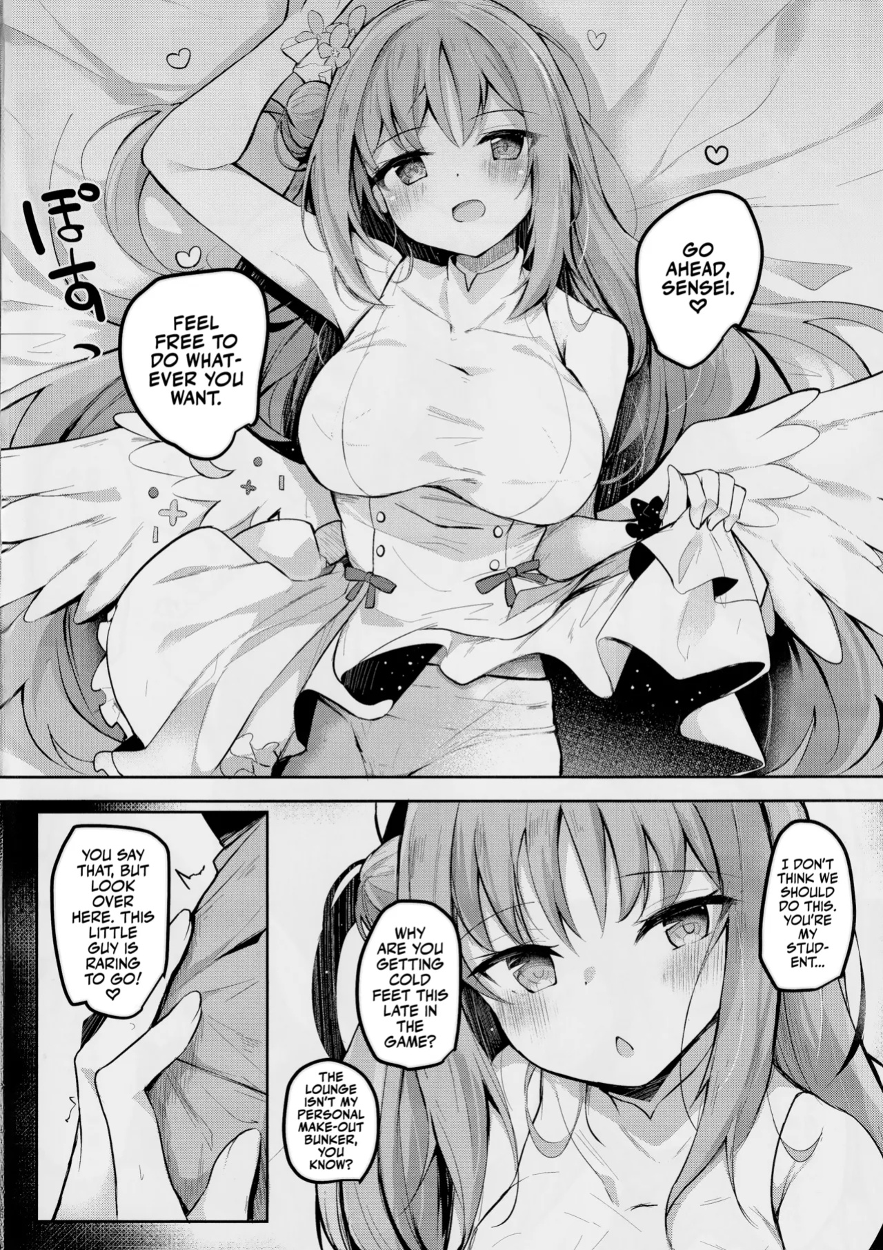 (C102) [Atelier Hinata (Hinata Yuu)] Mika no Yuuwaku Tanetsu Ecchi - She seduces her loving teacher and gets him to have sex with her inside. (Blue Archive) [Team Rabu2]