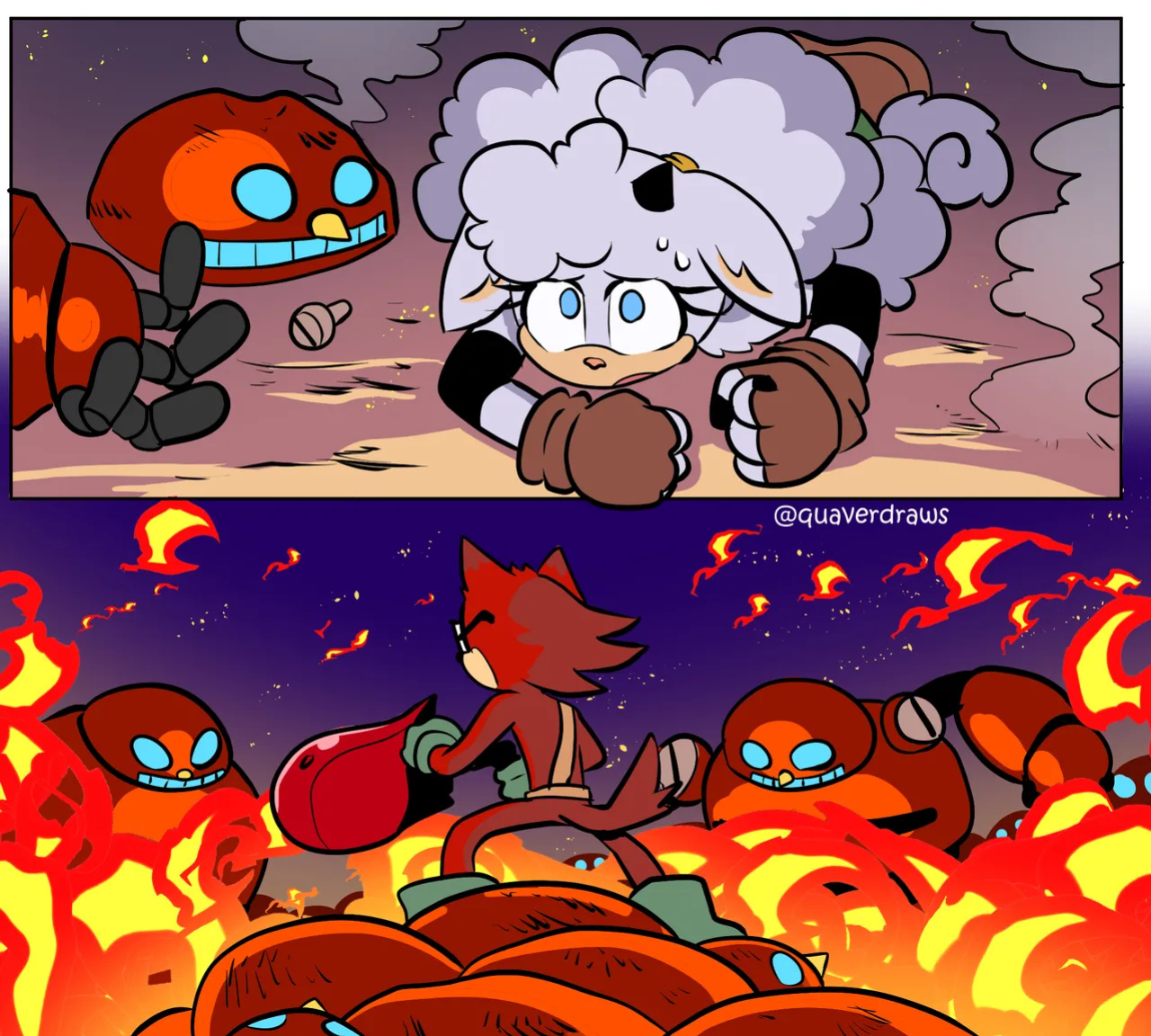 [QuaverDraws (QuaverNSFW)] Lanolin's Quadruple S Treatment + Extras