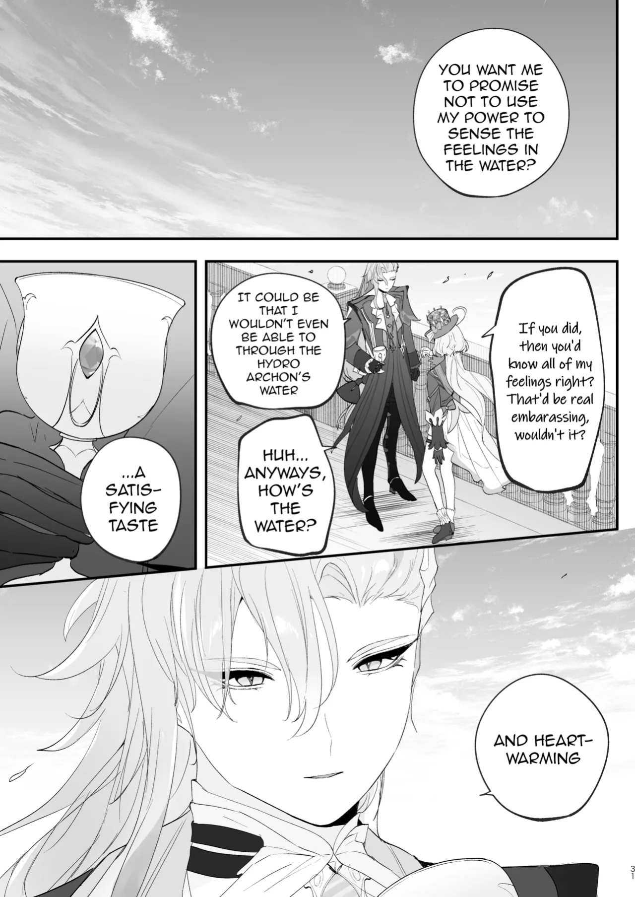 [STRAWBERRY SLIME EXHIBITION (Ichigono Rei)] Mizu wa Saigo ni Itadakou - I'll Have the Water Last (Genshin Impact) [isredash]