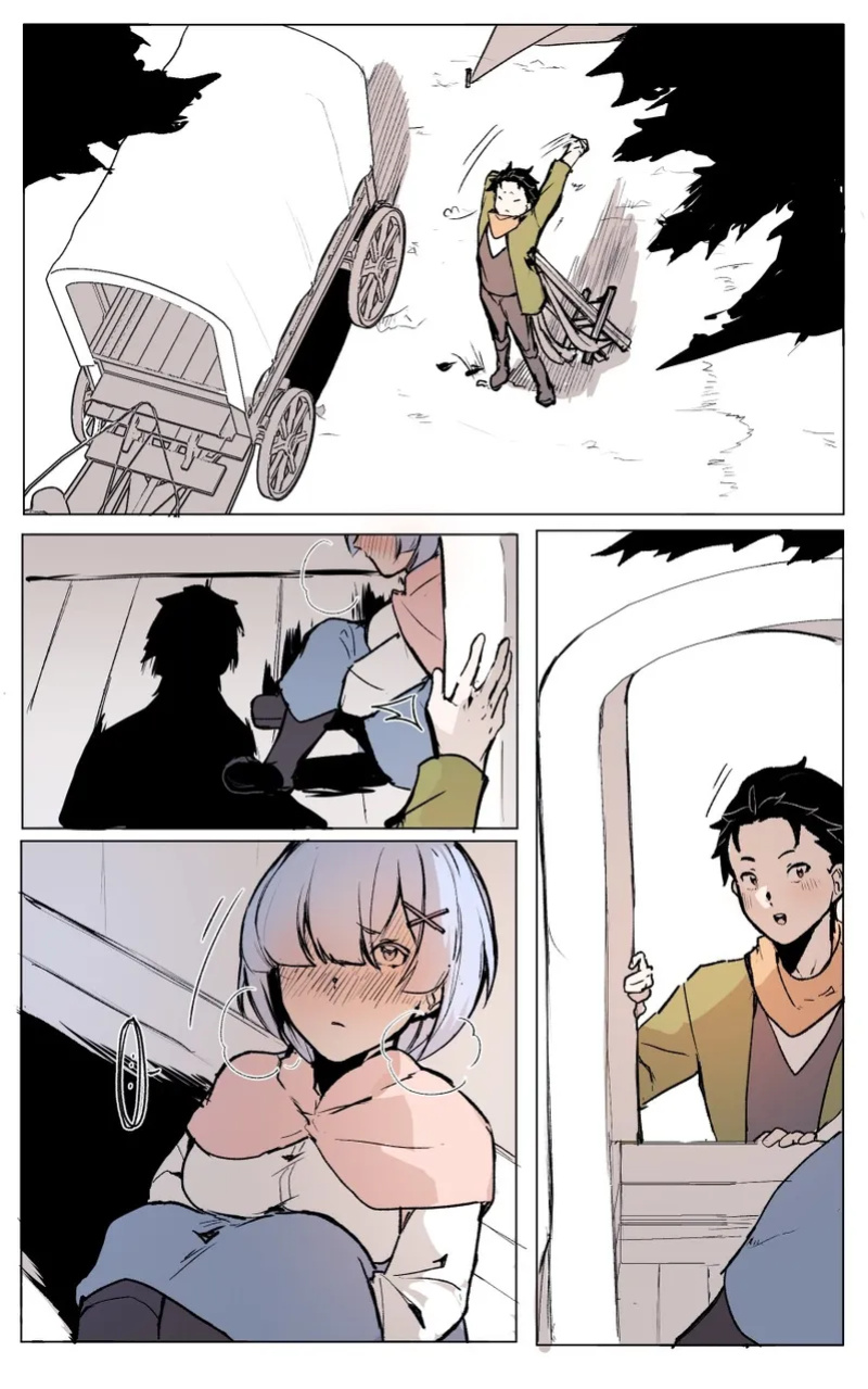 [Angel] A warm night amid foreign lands (Re:Zero kara Hajimeru Isekai Seikatsu)