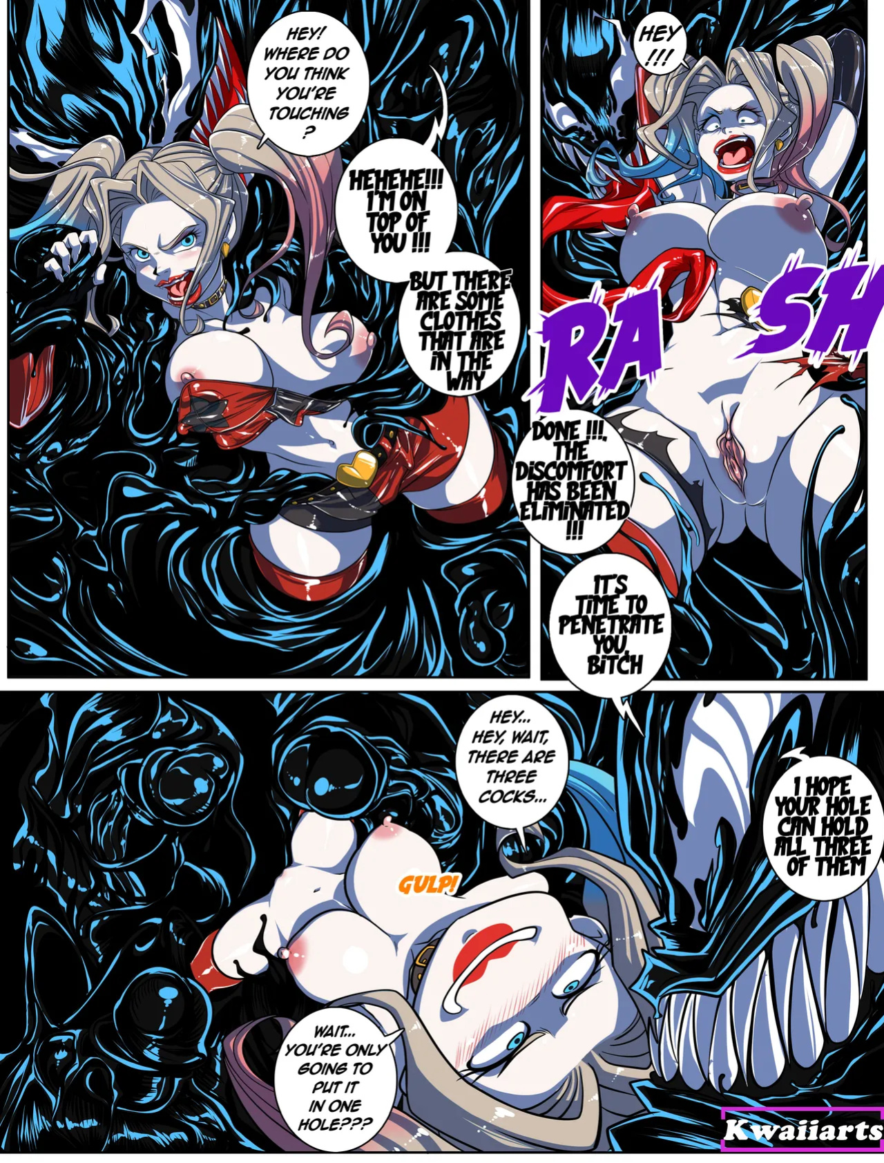 [Kwaiiarts] Venomized Bad Girls