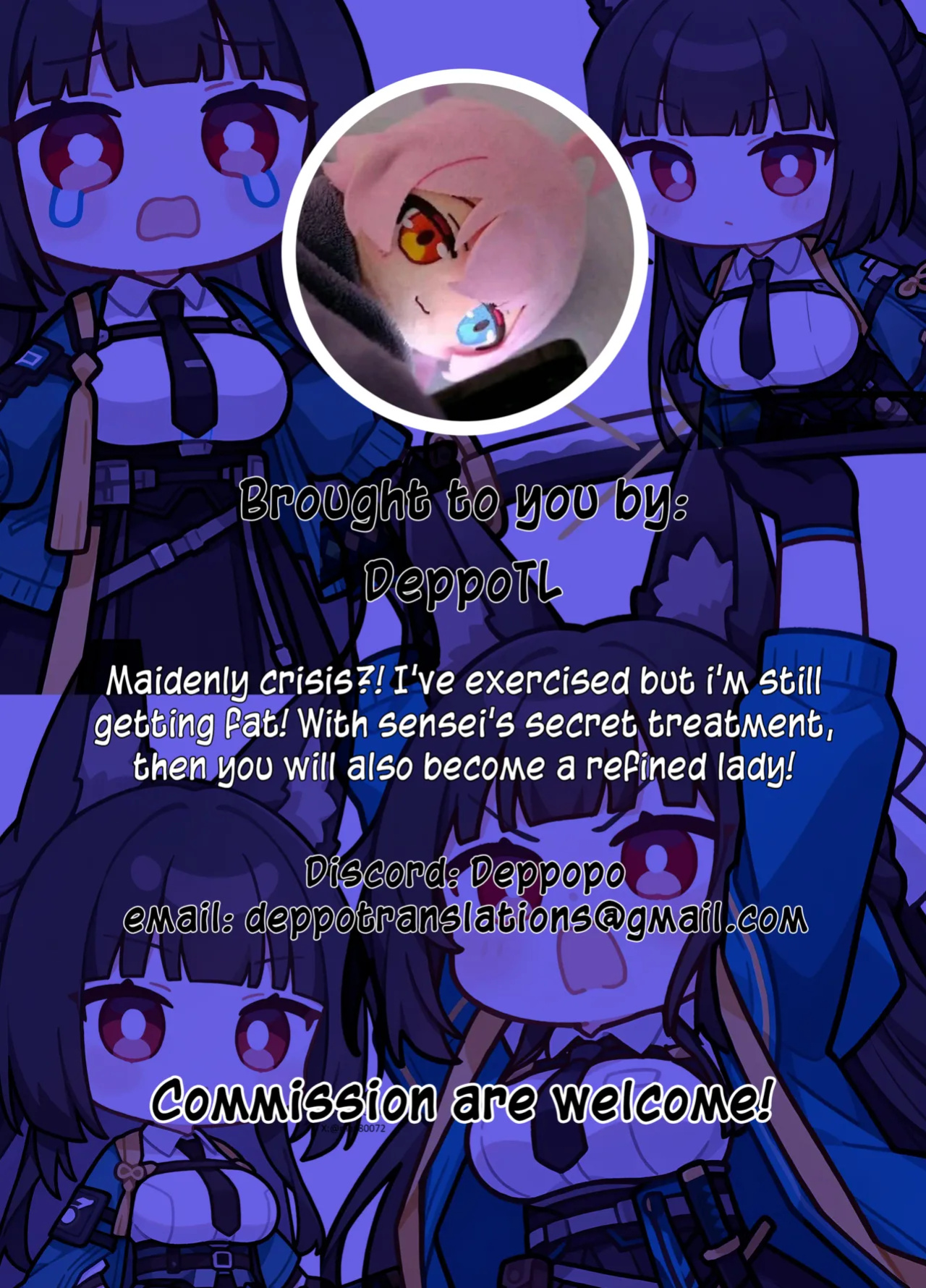 (Blue Archive 13) Crowview [Tajii] | Maidenly crisis?! Even though I'm exercising I'm still getting fat! With sensei's secret treatment, then you will also become a refined lady!