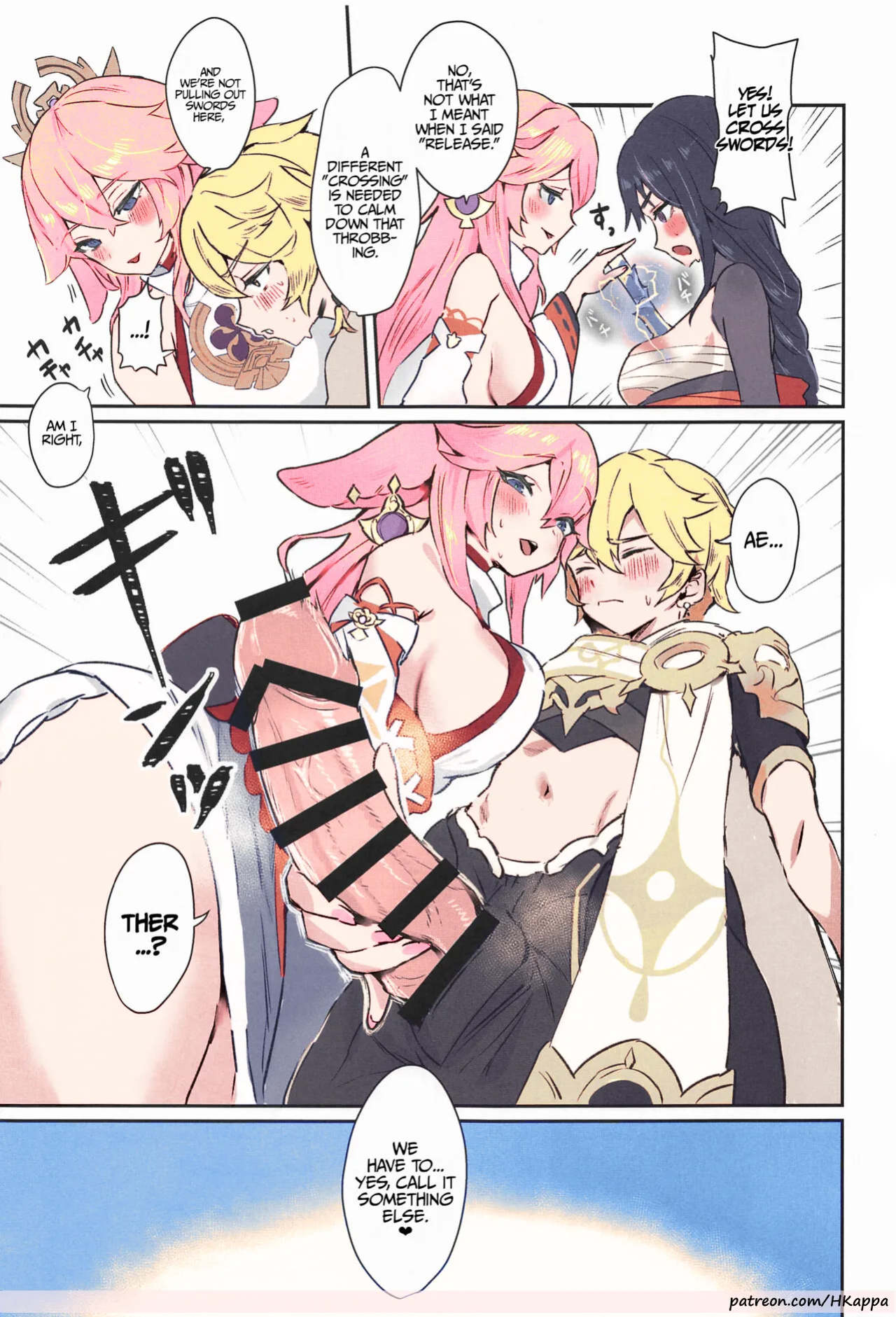 (C102) [GlowMercury (Sukoyakagumi)] Chimyaku Ijou: Seiyoku+100% | Ley Line Disorder: Libido Increased by 100% (Genshin Impact) [Colorized] [HKappa]