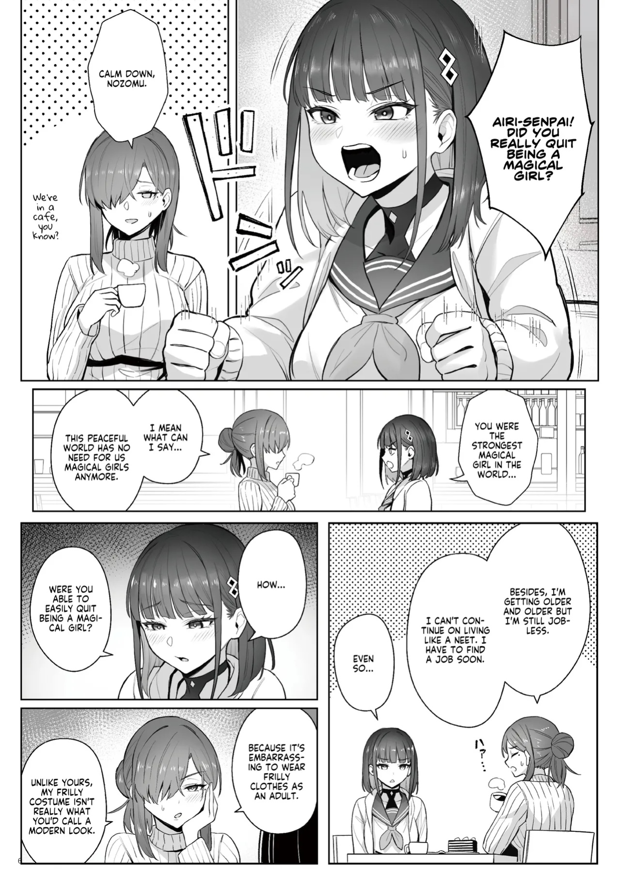 [COMEX (Zhen Lu)] Moto Mahou Shoujo no Shigoto Hanashi Ao Zenjitsutan | Former Magical Girl Blue's Work: The Prequel [flowerswamp]