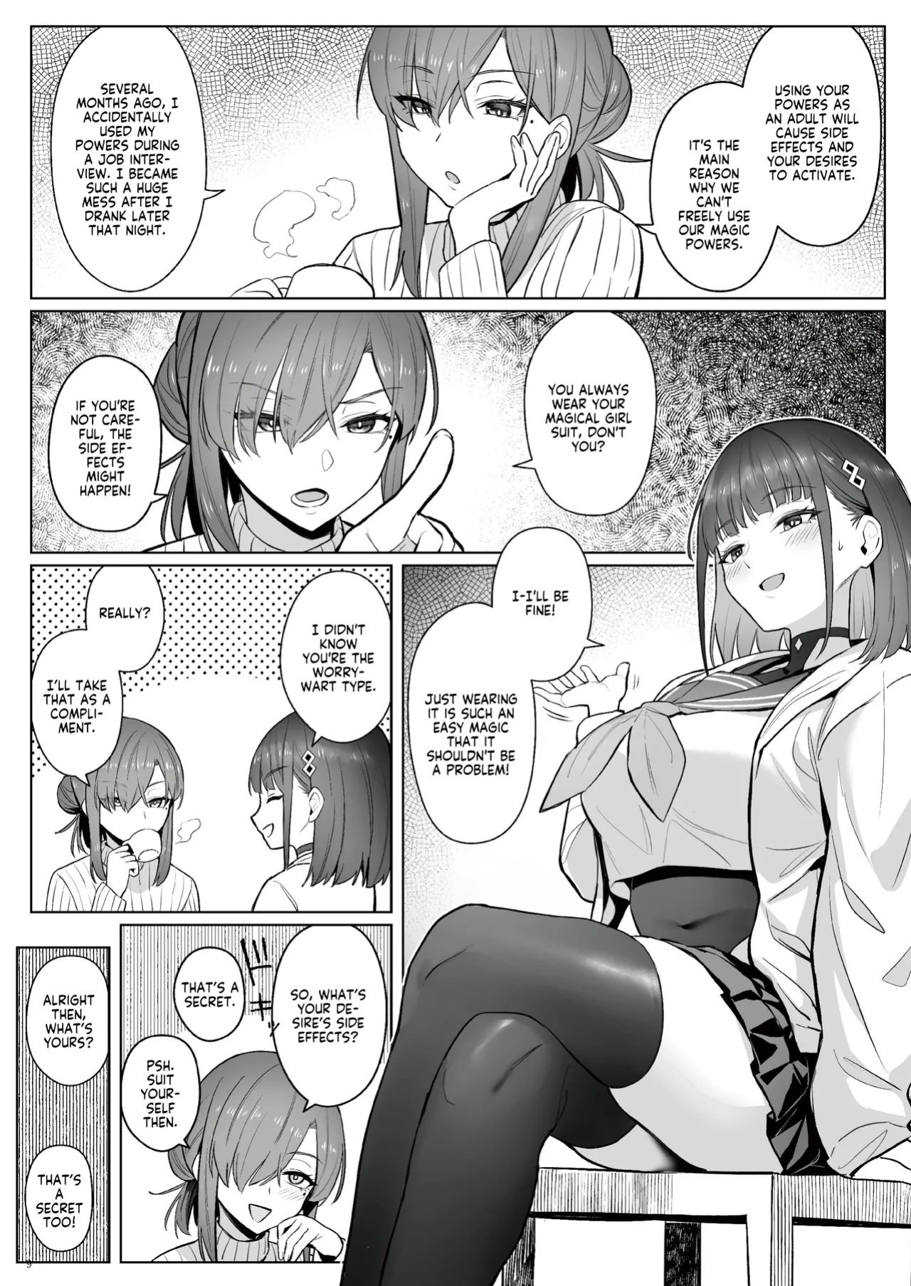 [COMEX (Zhen Lu)] Moto Mahou Shoujo no Shigoto Hanashi Ao Zenjitsutan | Former Magical Girl Blue's Work: The Prequel [flowerswamp]