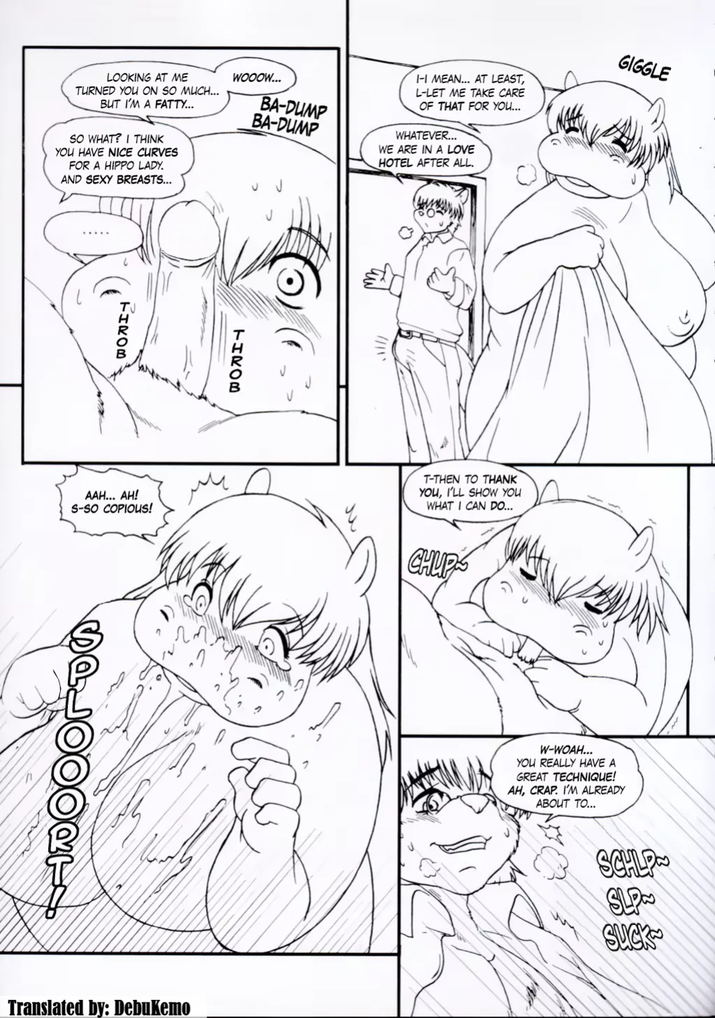 (BEASTMANIA Special Edition) [Neko No Hito] Love Hippo [DebuKemo]