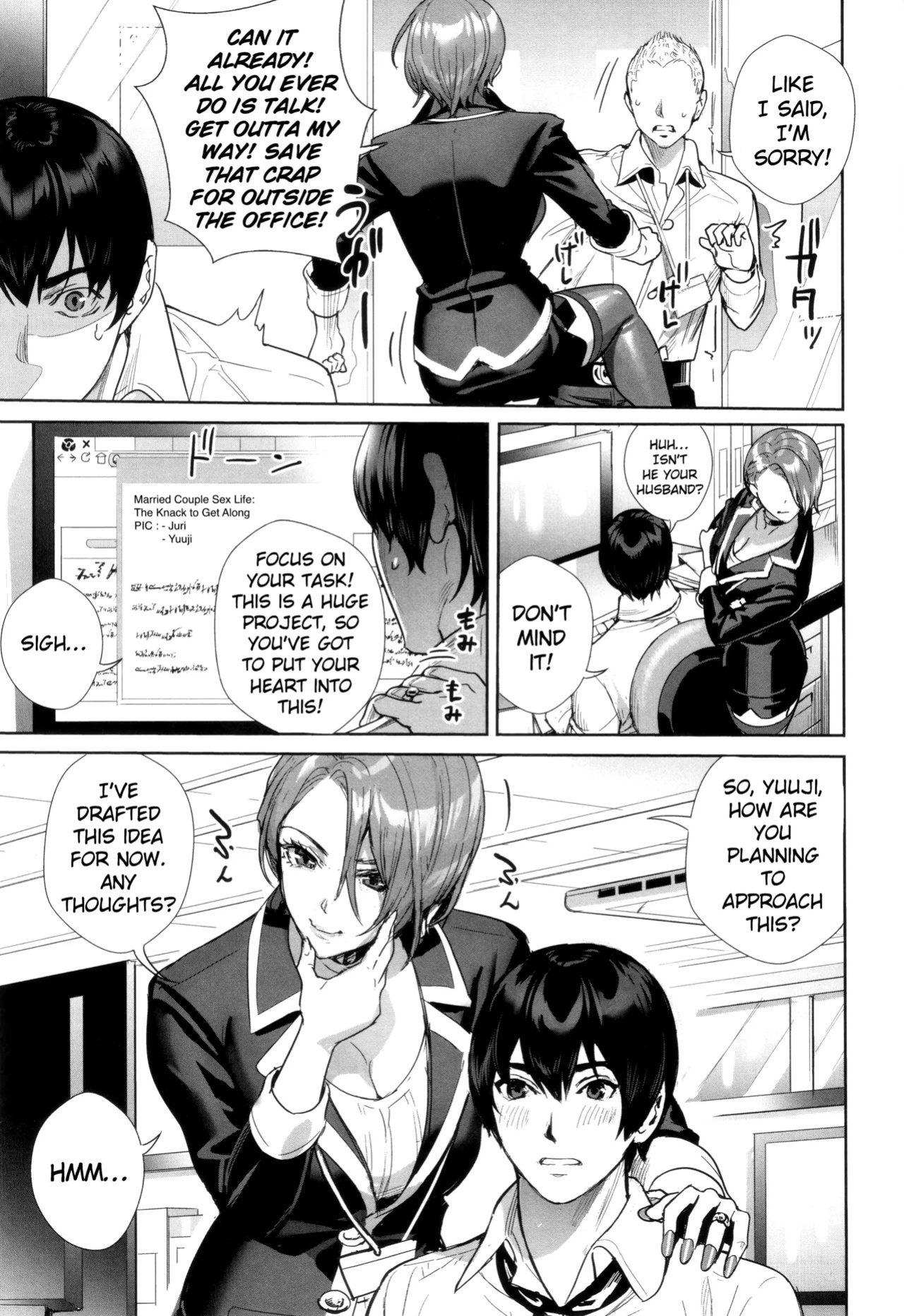 [Ogino Satoshi] Onna Joushi (Wakazuma) o Oshitaose!! | Push Down the (Recently Married) Female Boss!! (Koubijima Hame Makuritai Dosukebe JK-tachi) [ConTL + Valvrein]