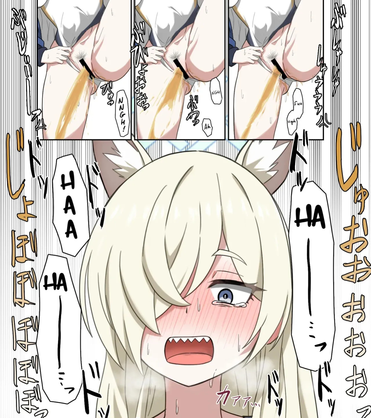 [Keiki-ya-san (Ningen no Saga)] saving peeing! (Blue Archive)