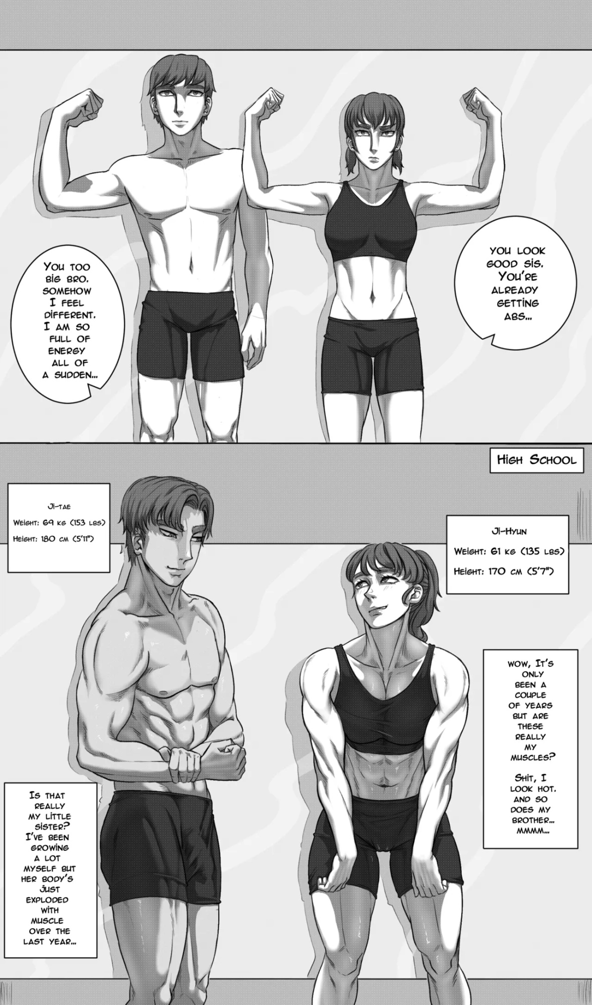 [Hachijuu] Fighter Class Siblings