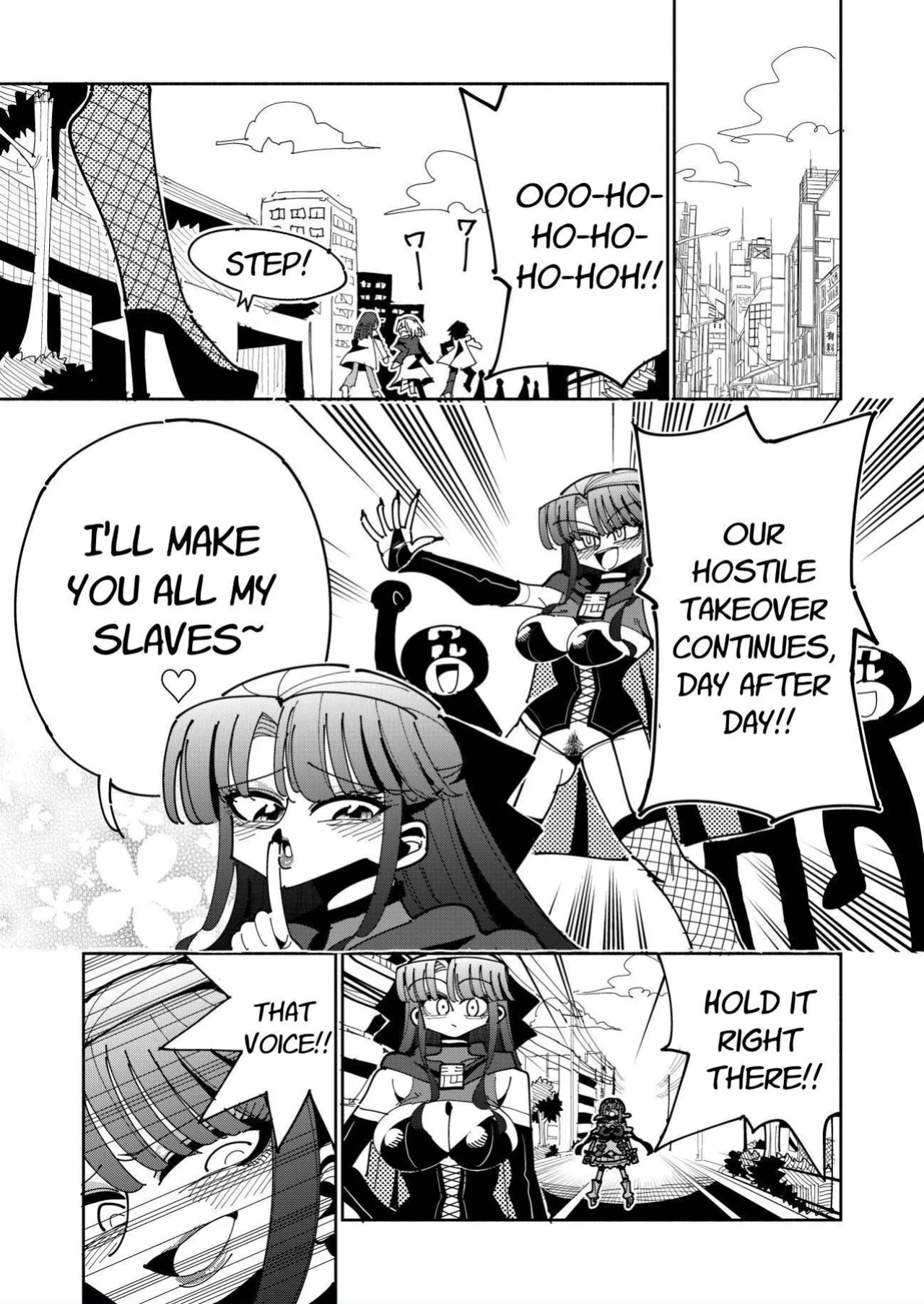 [7 Colored LED (Nekonso)] Futanari Mahou Shoujo VS Aku no Onna Kanbu no Yuuwaku | Futanari Magical Girl vs Seduction of an Evil Female Executive [Selcouth]