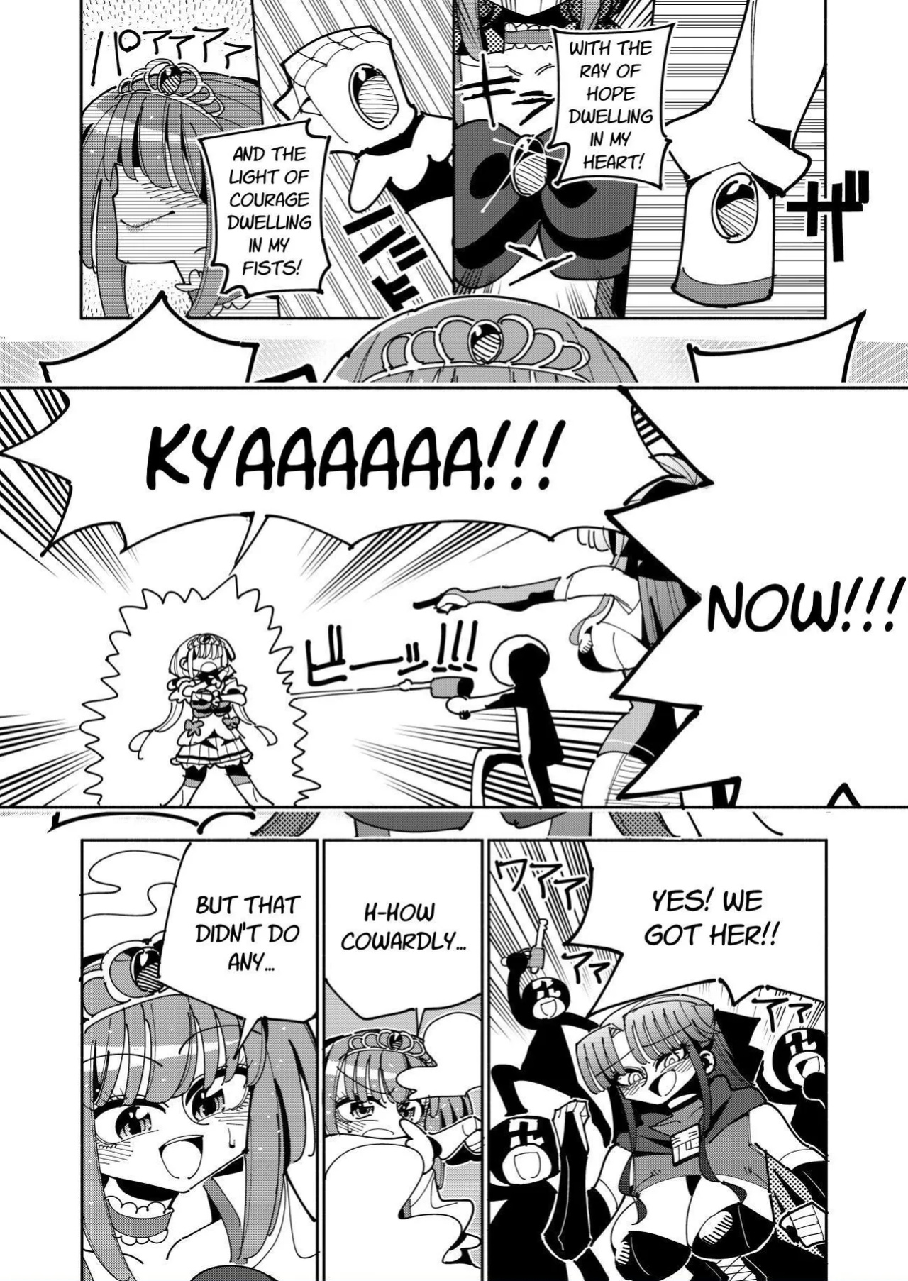 [7 Colored LED (Nekonso)] Futanari Mahou Shoujo VS Aku no Onna Kanbu no Yuuwaku | Futanari Magical Girl vs Seduction of an Evil Female Executive [Selcouth]