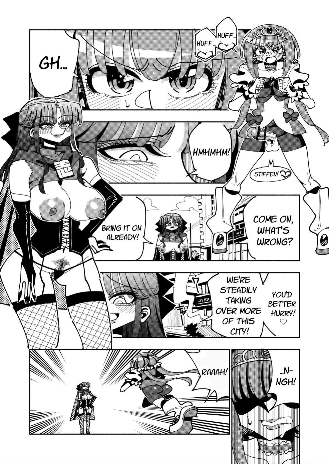[7 Colored LED (Nekonso)] Futanari Mahou Shoujo VS Aku no Onna Kanbu no Yuuwaku | Futanari Magical Girl vs Seduction of an Evil Female Executive [Selcouth]