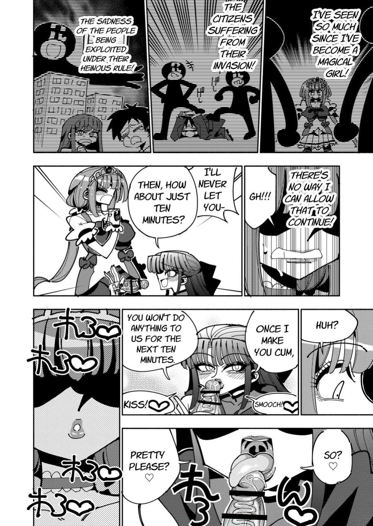 [7 Colored LED (Nekonso)] Futanari Mahou Shoujo VS Aku no Onna Kanbu no Yuuwaku | Futanari Magical Girl vs Seduction of an Evil Female Executive [Selcouth]