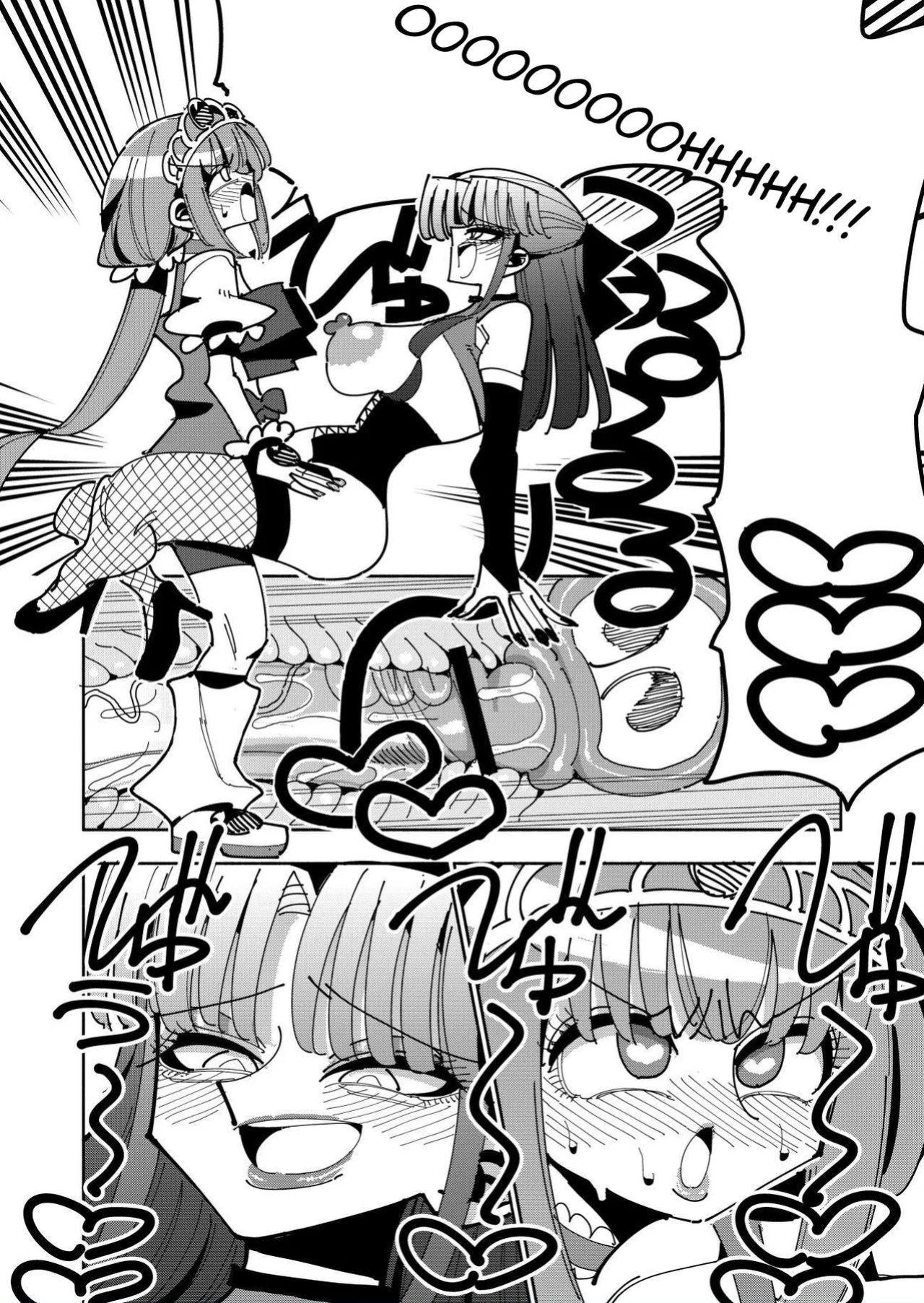[7 Colored LED (Nekonso)] Futanari Mahou Shoujo VS Aku no Onna Kanbu no Yuuwaku | Futanari Magical Girl vs Seduction of an Evil Female Executive [Selcouth]