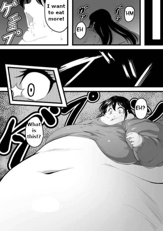 [Kaiga] A girl who gets hypnotized and can't control her appetite