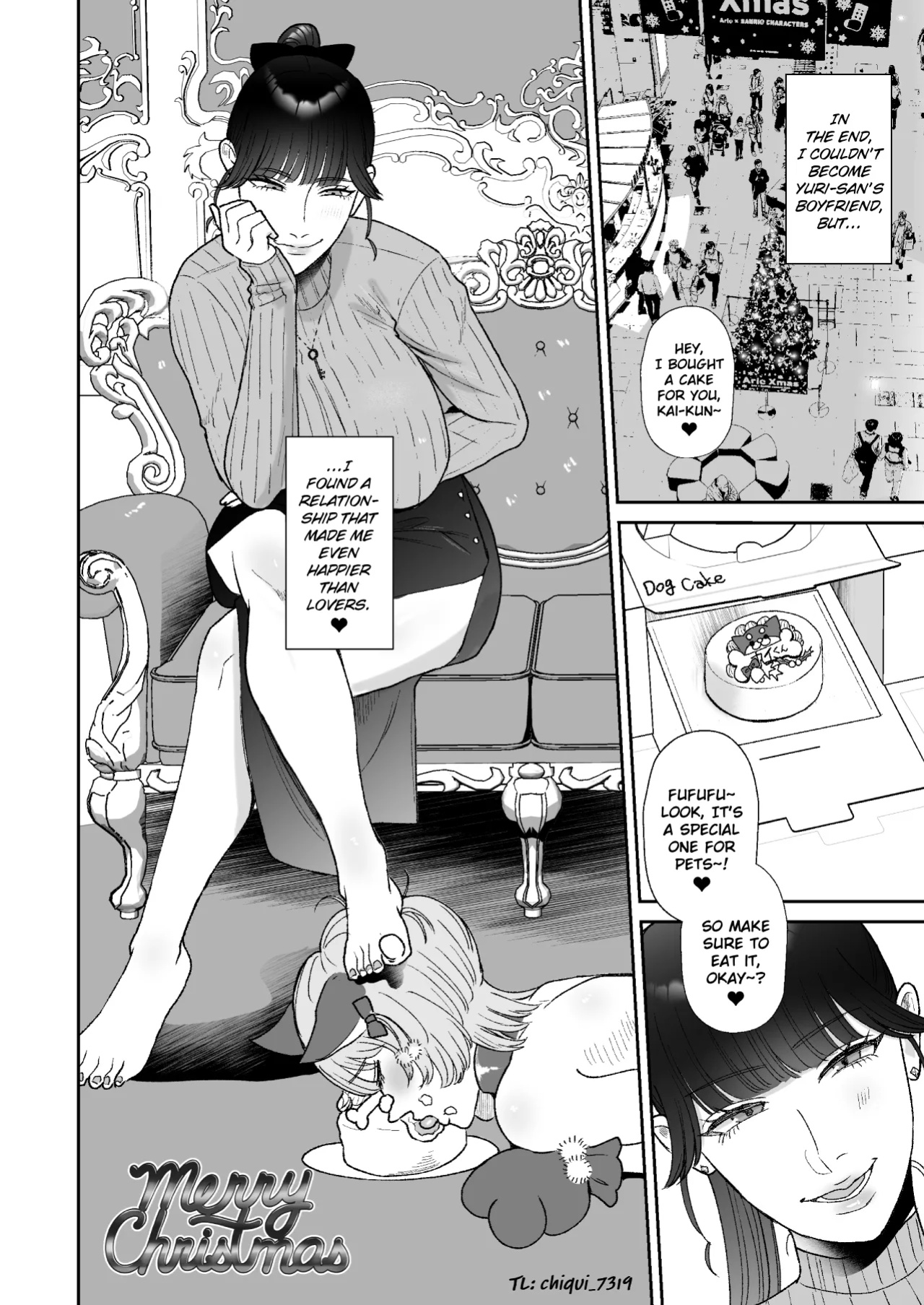 [Okuchi no Okuchi (Watari Kaoru)] Boku wa Maso ga Daikoubutsu na Onee-san no Omocha | I’m the Toy of a Masochist’s Lover Onee-san