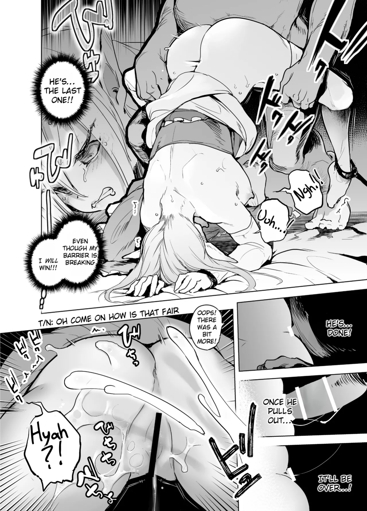 [Kaede Momiji (Shijokko)] Elf no Hime no Hokori ni Kakete Taemasu! | For the pride of the elf princess, I will endure! [Rei Scans]