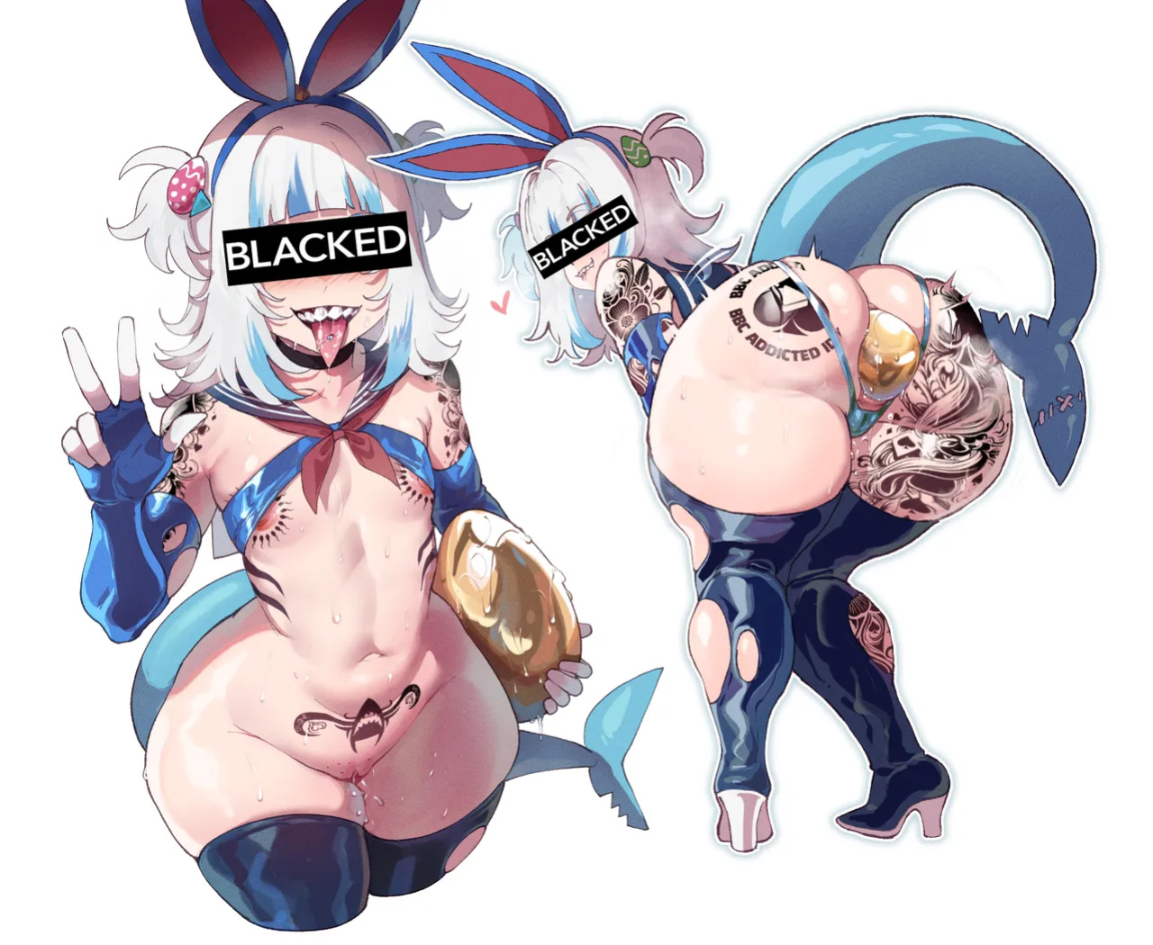 [ThiccwithaQ] Shark Attack (Hololive)
