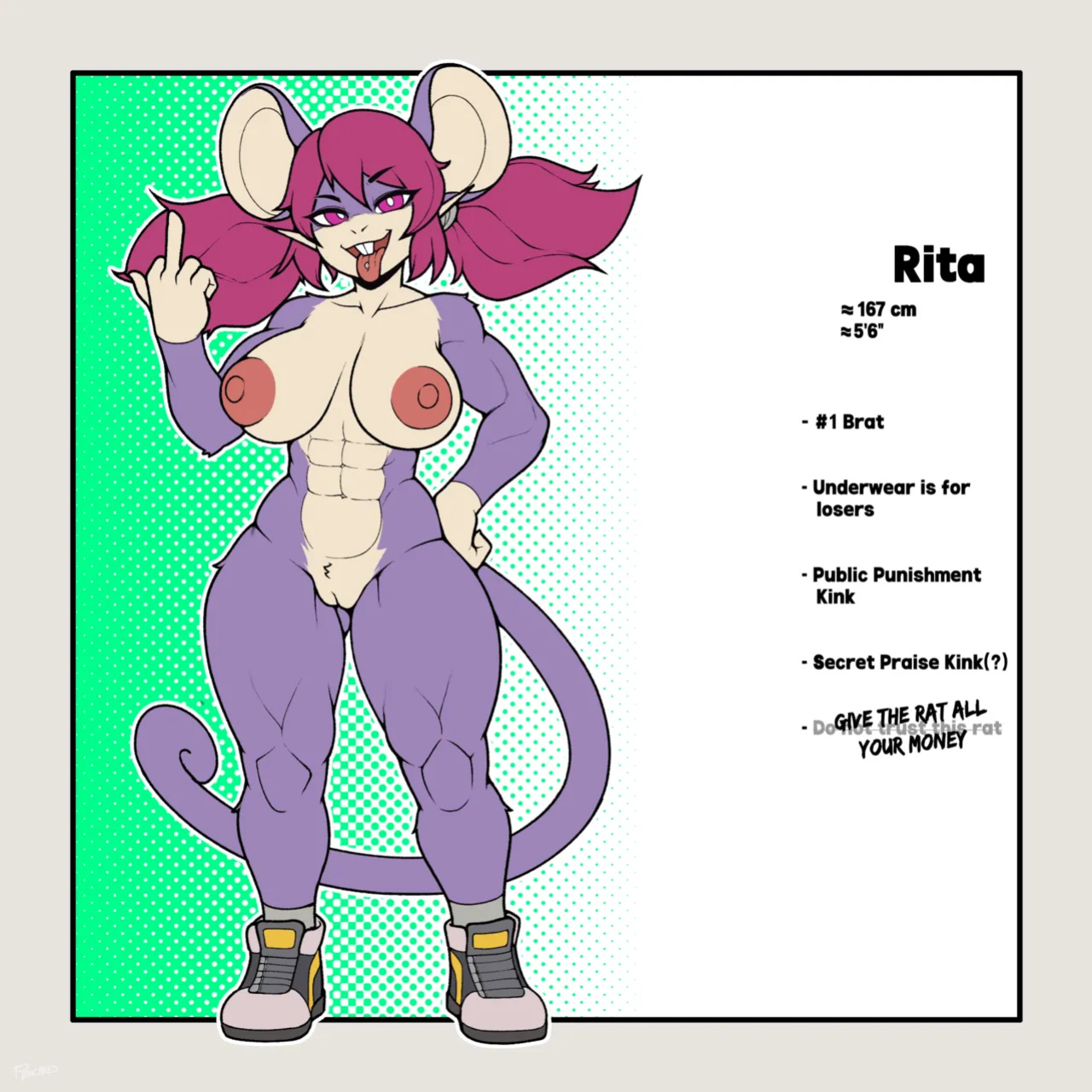 [FreePancakes] Rita the Rattata (OC) (Pokemon)
