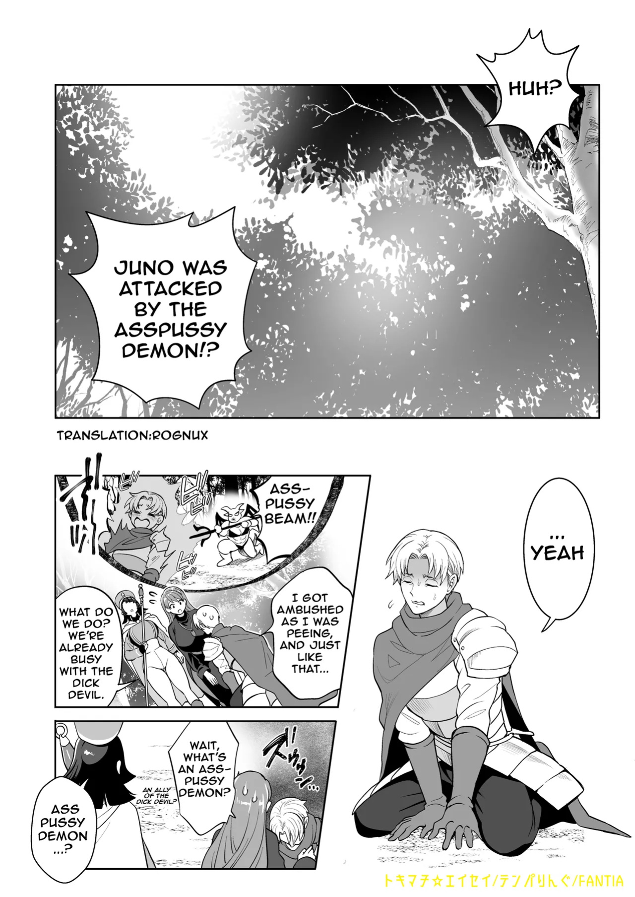 [Temparing(Tokimachi Eisei)] Chase the Asspussy Demon! [Rognux]
