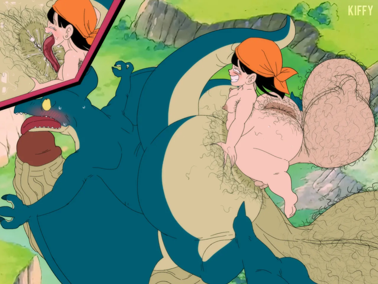 [Kiffy] A Flying Fuck! Pan's Rigourous Training (Dragon Ball GT)