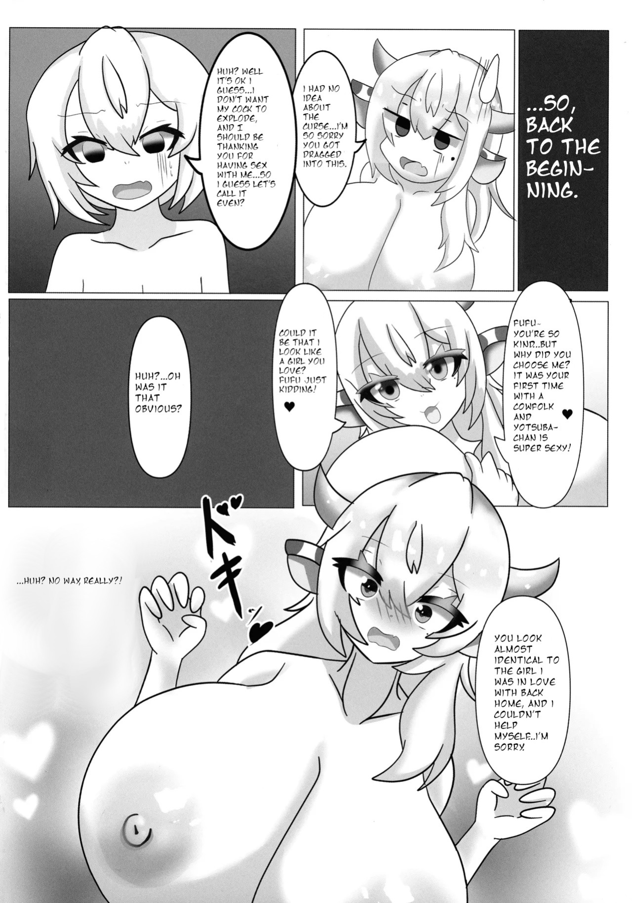 [Mellowsanchi (Amakaze Mellow)] HaraUshi Haramasete sukue Shounen to Nana-ri no Bakunyuu Ushiko